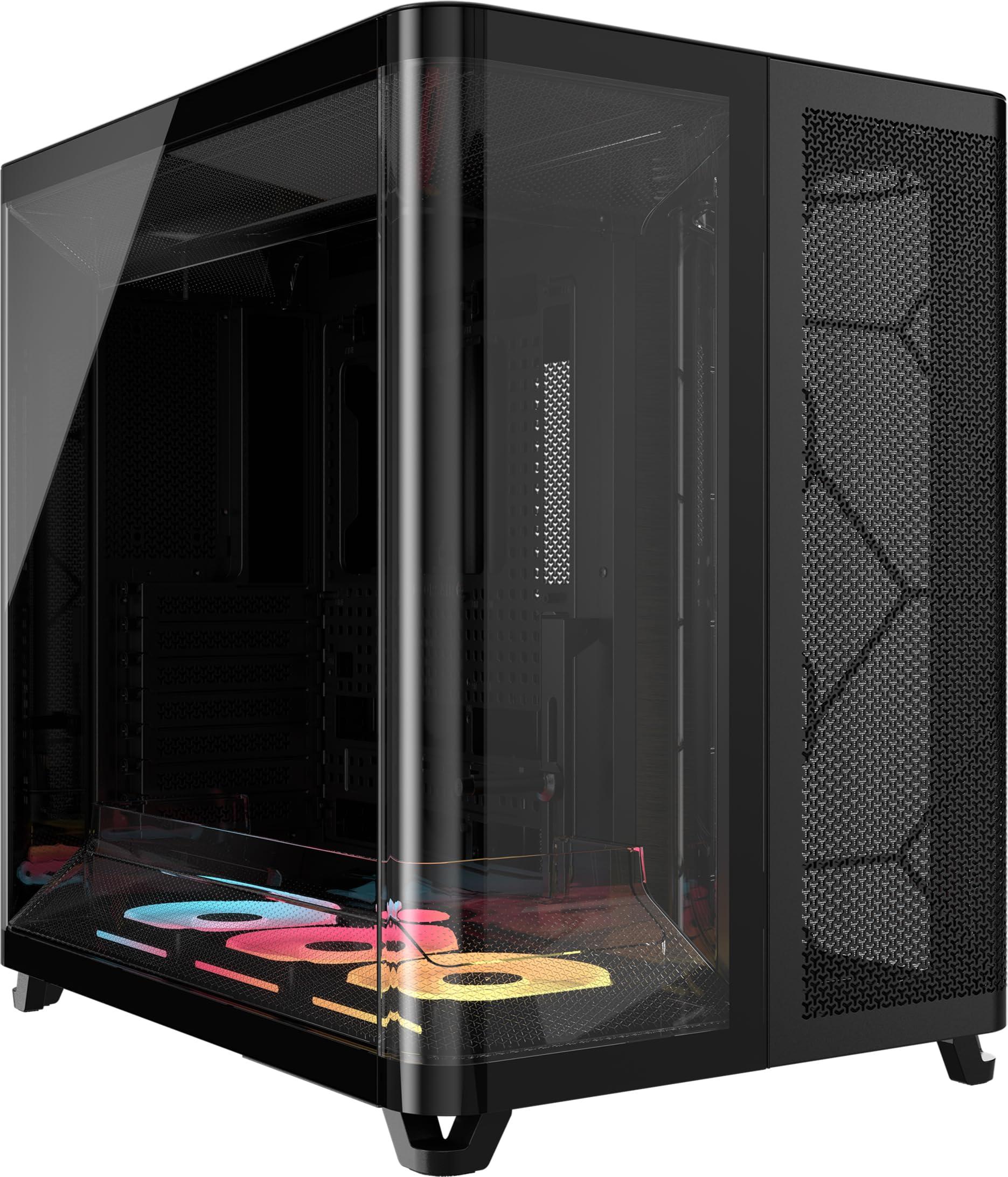 corsair-air-5400-lx-r-rgb-icue-link-case-per-pc-panoramico-mid-tower-a-tre-camere-3x-ventole-lx-r-rgb-a-rotore-inverso-preinstallate-condotti-a-basso-rumore-e-ad-alto-flusso-d-aria-nero