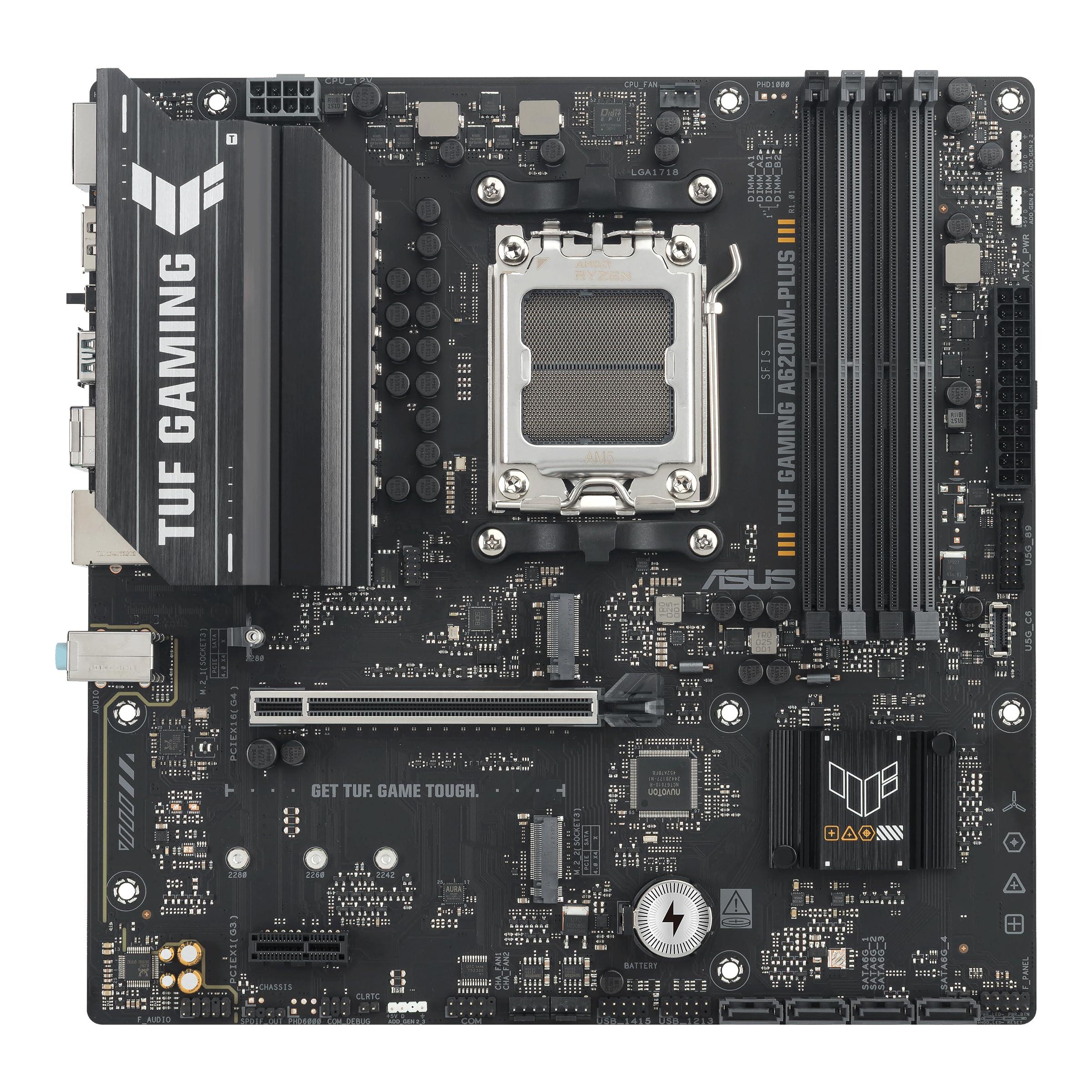 asus-tuf-gaming-a620am-plus-wifi-amd-a620a-socket-am5-micro-atx-asus-tuf-gaming-a620am-plus-wifi-motherboard