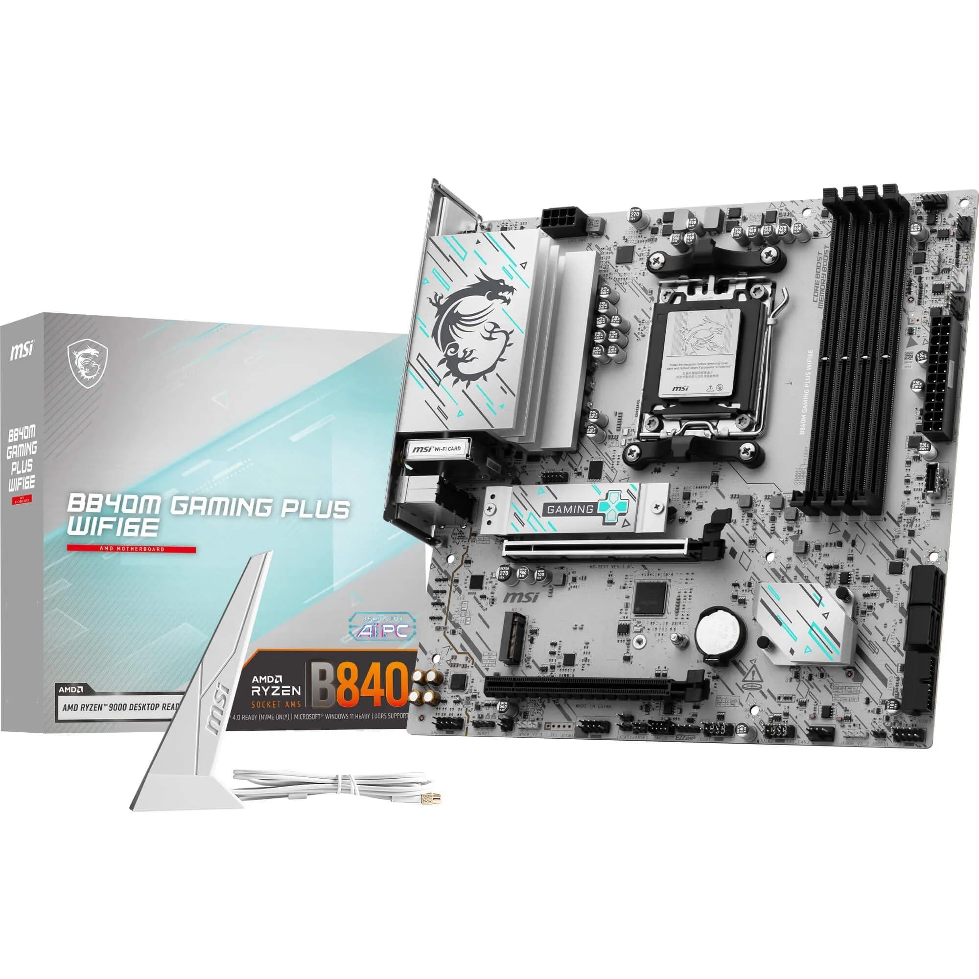 msi-b840m-gaming-plus-wifi6e-scheda-madre-matx-compatibile-con-amd-ryzen-serie-9000-8000-7000-socket-am5-supporto-ddr5-boost-fino-a-8000-mt-s-oc-pcie-4-0-x16-m-2-gen4-wi-fi-6e-lan-2-5g