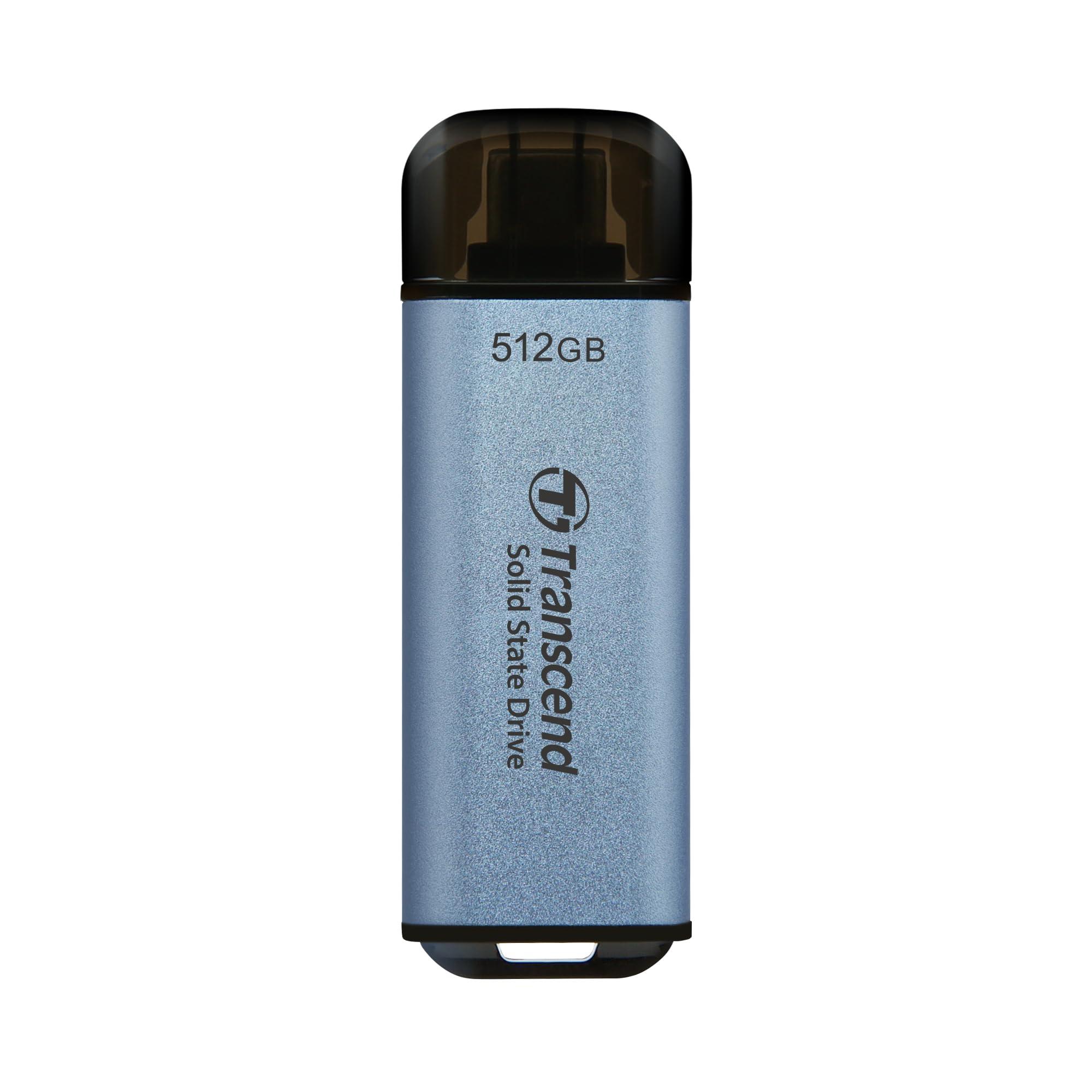 transcend-ssd-portatile-esd300c-da-512-gb-usb-type-c-10-gbps-compatibile-con-ps4-ps5-colore-blu-ts512gesd300