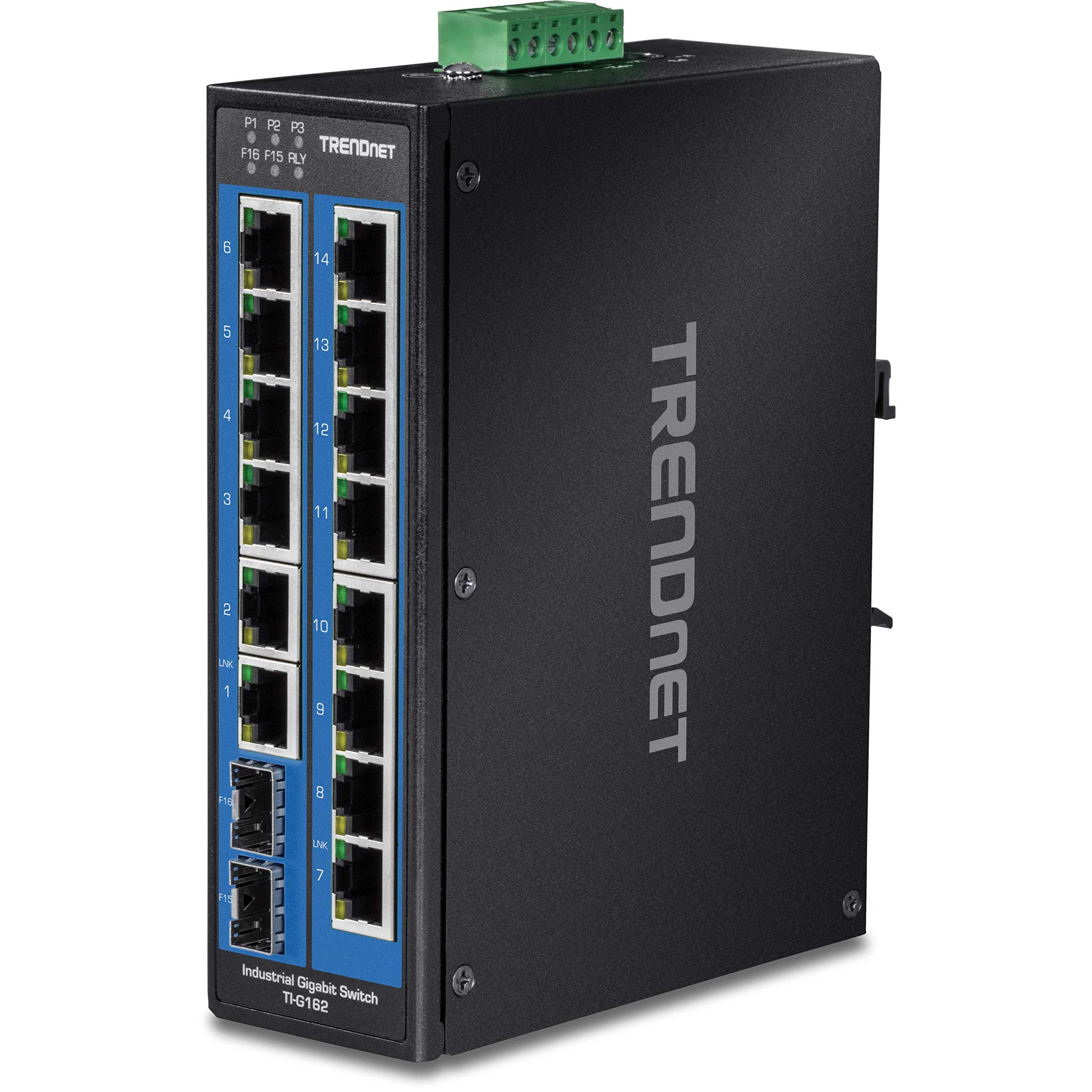 trendnet-ti-g162-switch-din-rail-gigabit-industriale-non-gestito-a-16-porte-rinforzato-14-porte-gigabit-2-slot-sfp-gigabit-capacita-di-commutazione-di-32-gbps