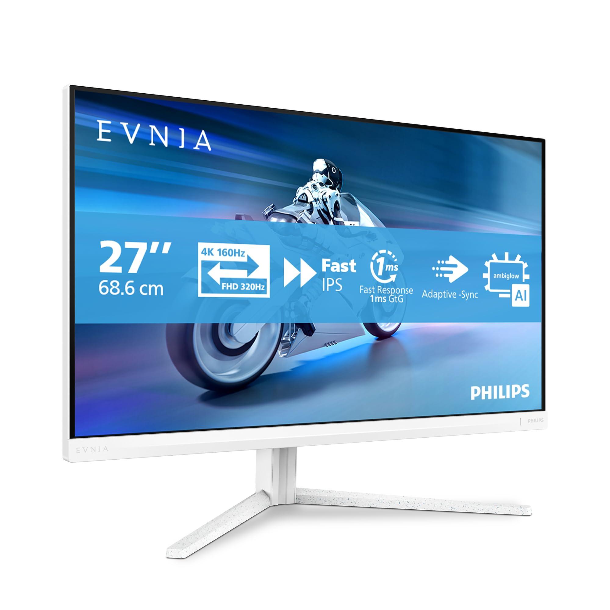philips-evnia-gaming-monitor-27m2n5901a-27-3840x2160-uhd-160hz-fast-ips-panel-1ms-gtg-usb-hub-speakers-height-adjustment-hdmi2x-2-1-dp-1x-1-4-adaptive-sync-hdr400-g-sync-comp-bianco