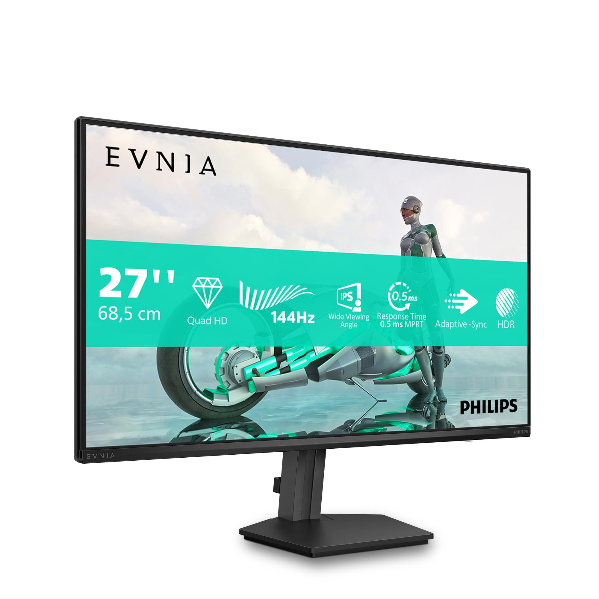 philips-gaming-monitor-27m2n3500nf-27-pollici-2560x1440-wqhd-144hz-ips-panel-0-5ms-mprt-hdmi1x-2-0-dp-1x-1-4-adaptive-sync-hdr10-g-sync-compatible-grigio-scuro