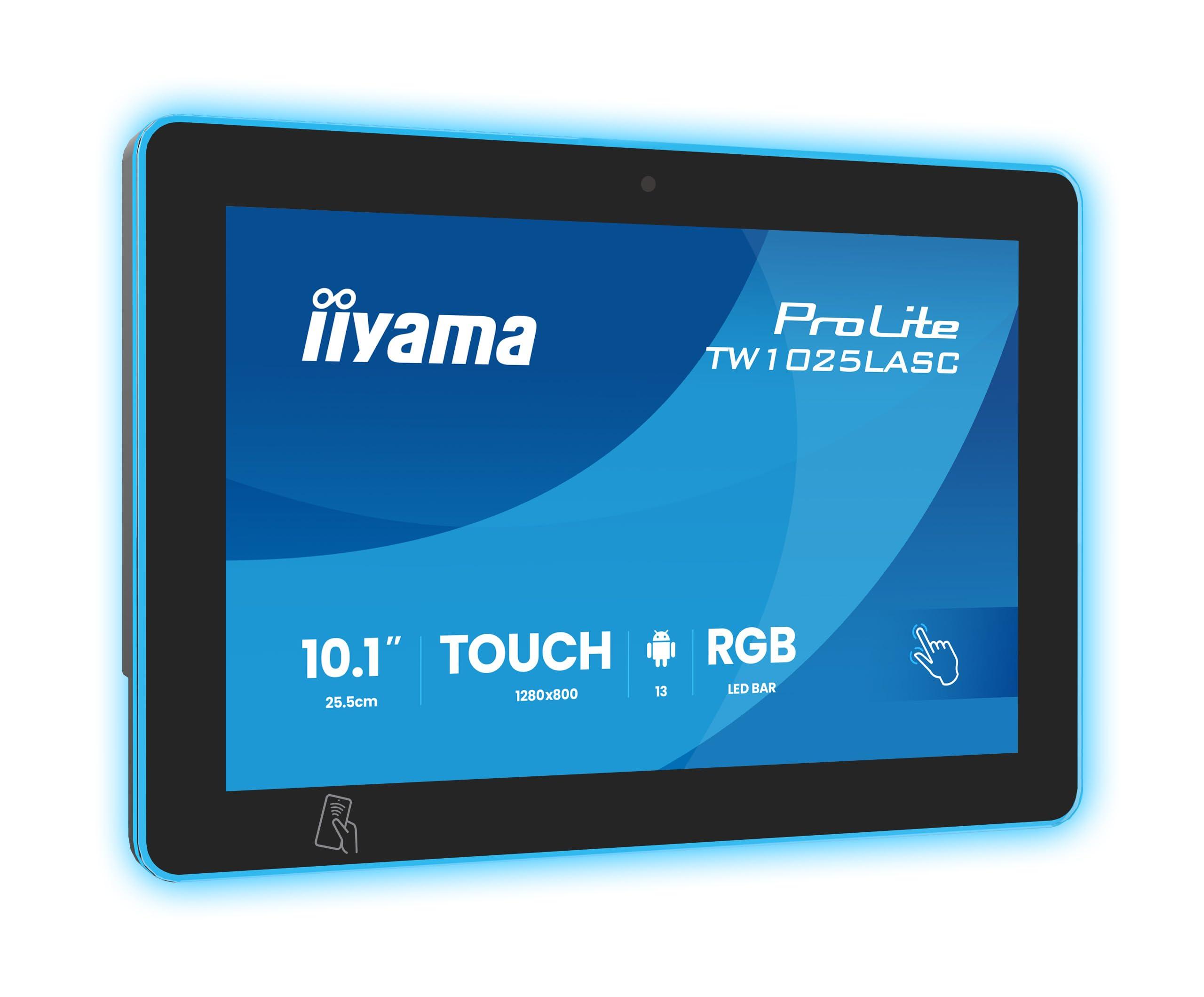 iiyama-prolite-tw1025lasc-b3pnr-monitor-led-ips-wxga-da-25-5-cm-10-1-10-punti-multi-touch-capacitivo-uscita-audio-usb-3-2-2-0-mini-lan-poe-android-wifi-bluetooth-nfc-rfid-webcam-antiriflesso