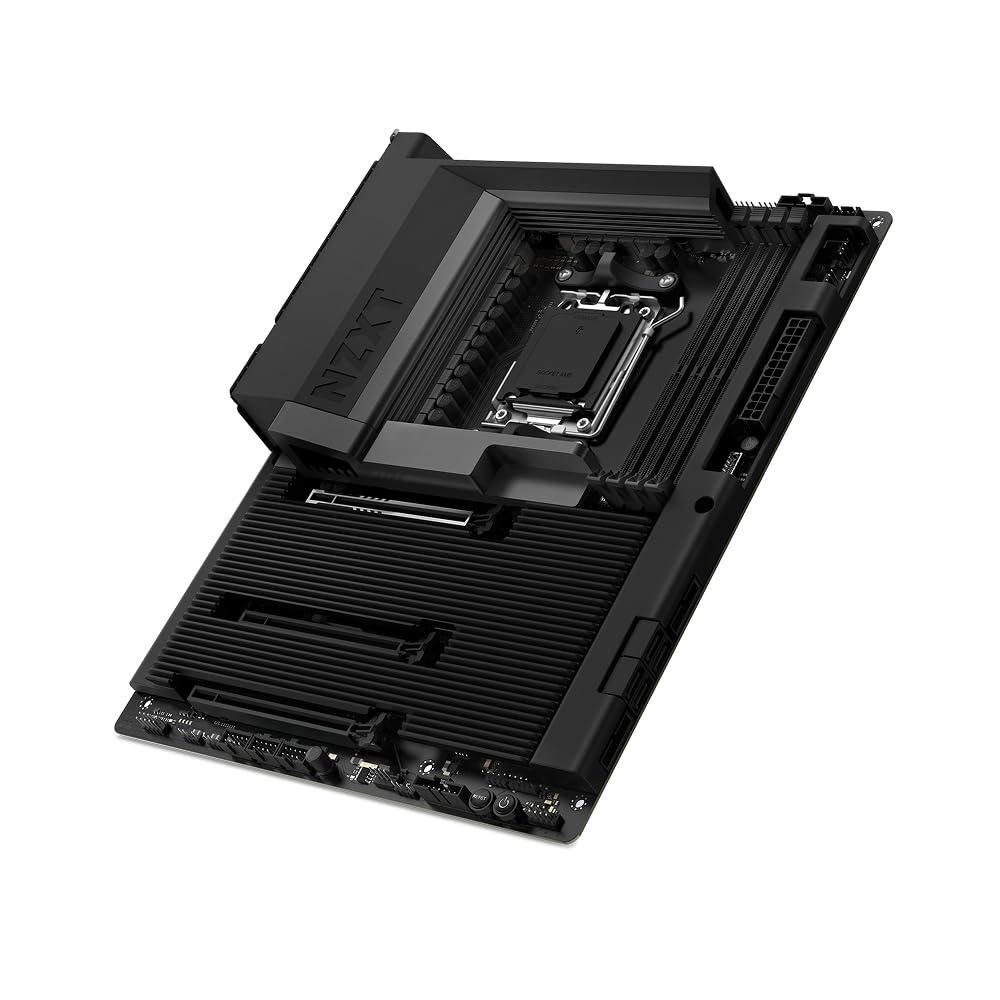 nzxt-n7-b850-placa-base-gaming-amd-b850-am5-atx-para-ryzen-9000-8000-7000-16-2-1-ddr5-3x-m-2-pcie-5-0-wi-fi-6e-lan-2-5gbe-usb-4-m-2-nvme-con-cierre-rapido-cubierta-completa-negro