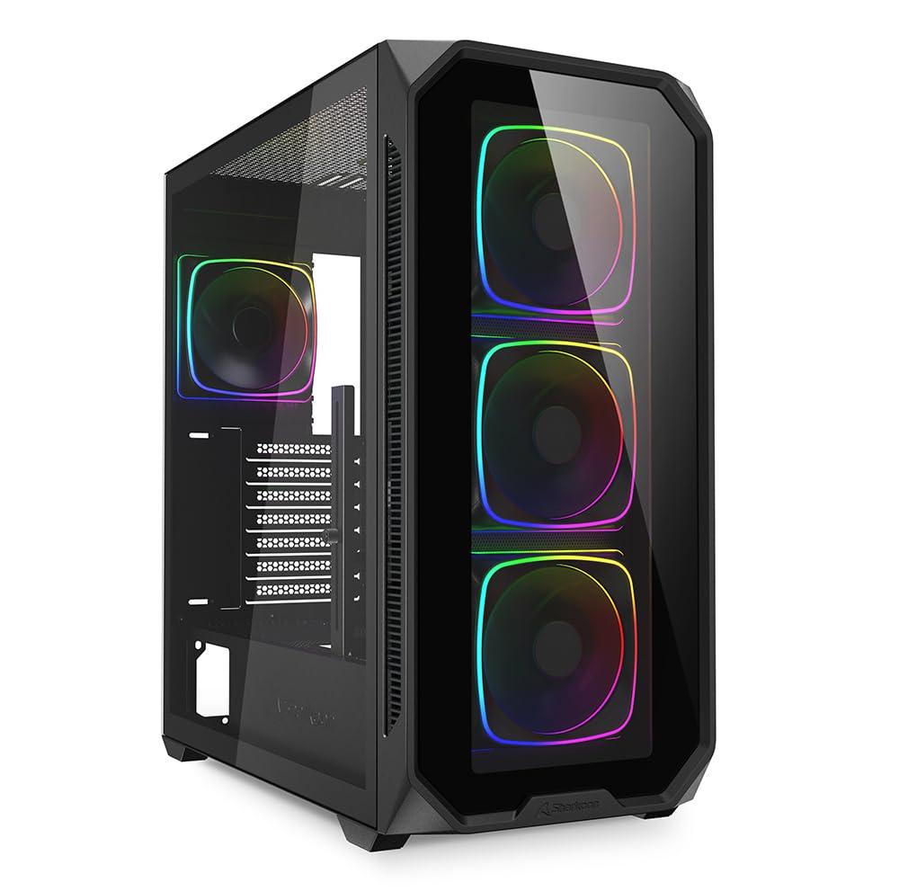 sharkoon-ak5g-rgb-midi-tower-nero-ak5g-rgb-black-atx-schwarz