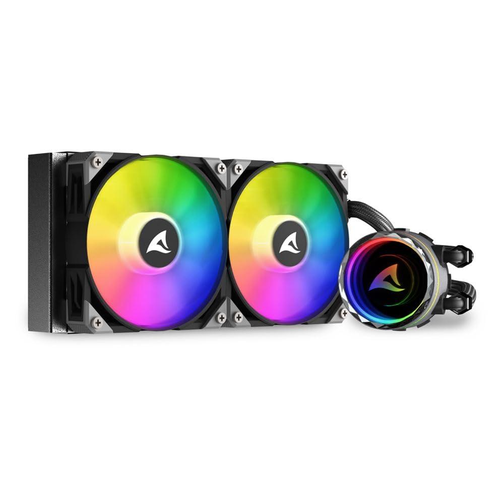 sharkoon-s80-rgb-case-per-computer-processore-raffreddatore-di-liquidi-tutto-in-uno-12-cm-nero-1-pz-sharkoon-s80-rgb-aio-240-mm