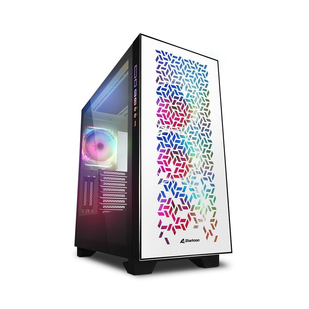 sharkoon-elite-shark-ca300h-white-case-per-pc-gaming-atx-bianco