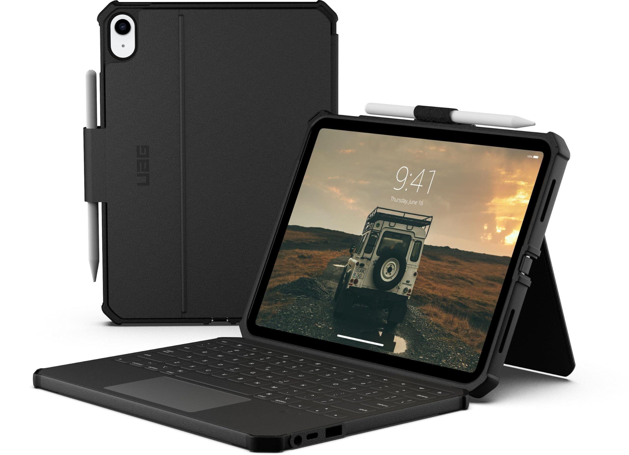 uag-urban-armor-gear-rugged-usb-c-keyboard-case-mit-trackpad-apple-ipad-11-2025-ipad-10-9-2022-ipad-air-11-2025-2024-schwarz-bulk-1k4006b14040-1k4006b14040