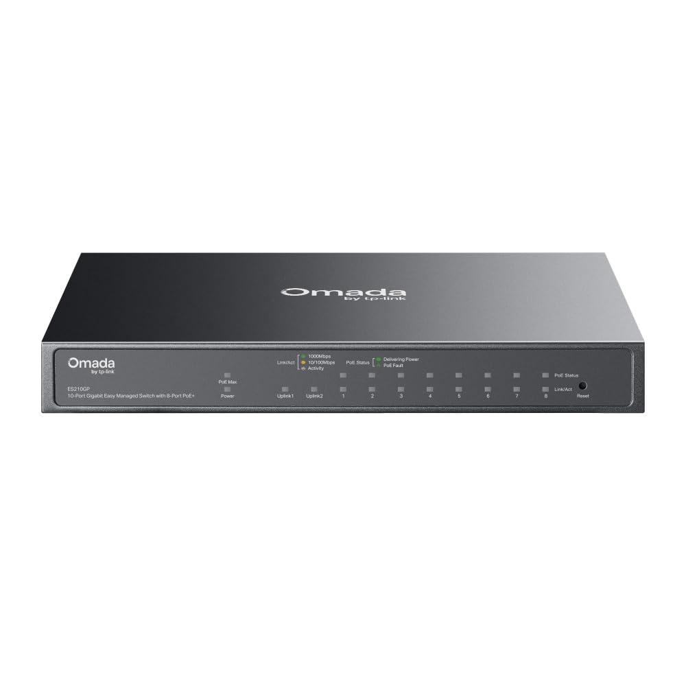 omada-switch-gigabit-easy-managed-a-10-porte-con-8-porte-poe-es210gp