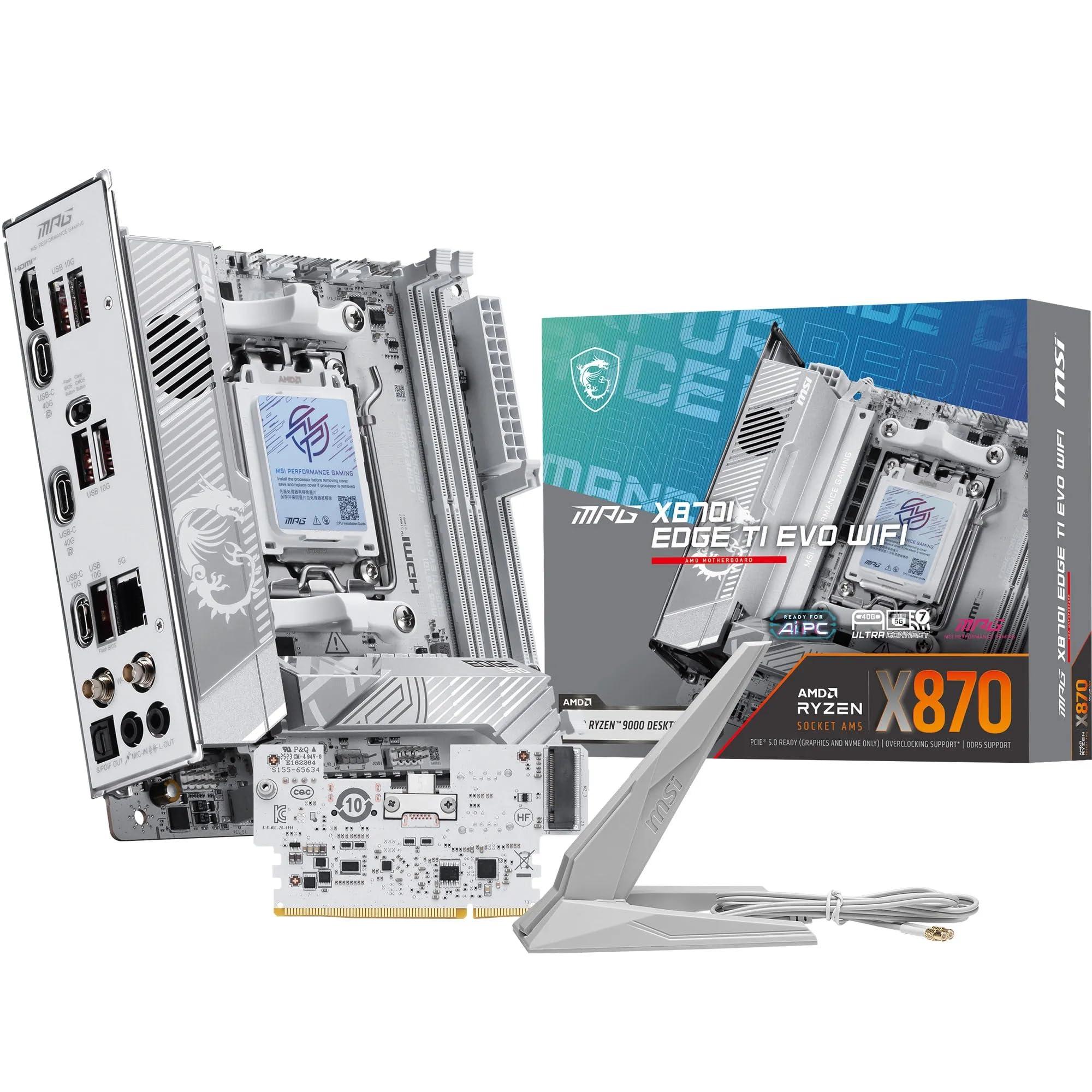msi-scheda-madre-mpg-x870i-edge-ti-evo-wifi-atx-supporta-processori-amd-ryzen-9000-8000-7000-am5-110a-sps-vrm-ddr5-memory-boost-fino-a-10000-mt-s-oc-pcie-5-0-x16-m-2-gen5-wi-fi-7-5g-lan