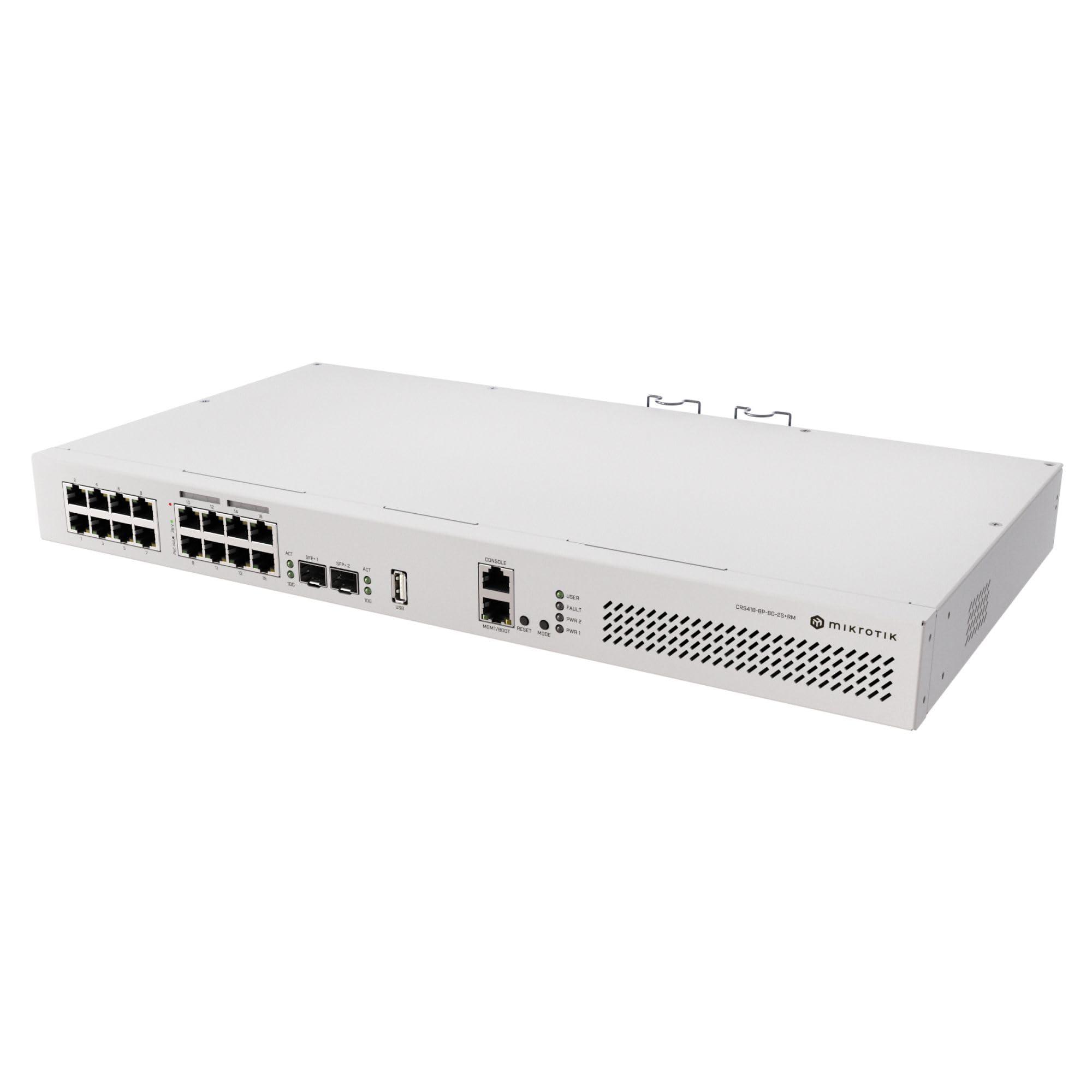 mikrotik-crs418-8p-8g-2s-rm-cloud-router-sw-l2-l3-gigabit-ethernet-10-100-1000-supporto-power-over-ethernet-poe-1u-mikrotik-crs418-cloud-router-16-port-poe-switch-crs418-8p-8g-2s-rm