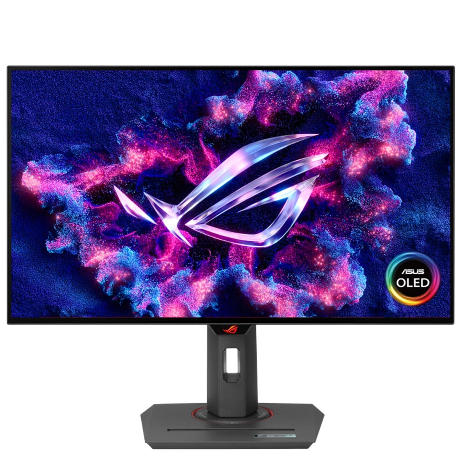 asus-rog-strix-oled-xg27aqdpg-monitor-gaming-da-26-5-quad-hd-qd-oled-2560-x-1440-0-03ms-gtg-500hz-anti-sfarfallio-compatibile-g-sync-hdmi-displayport-hub-usb-displaywidget-center-nero