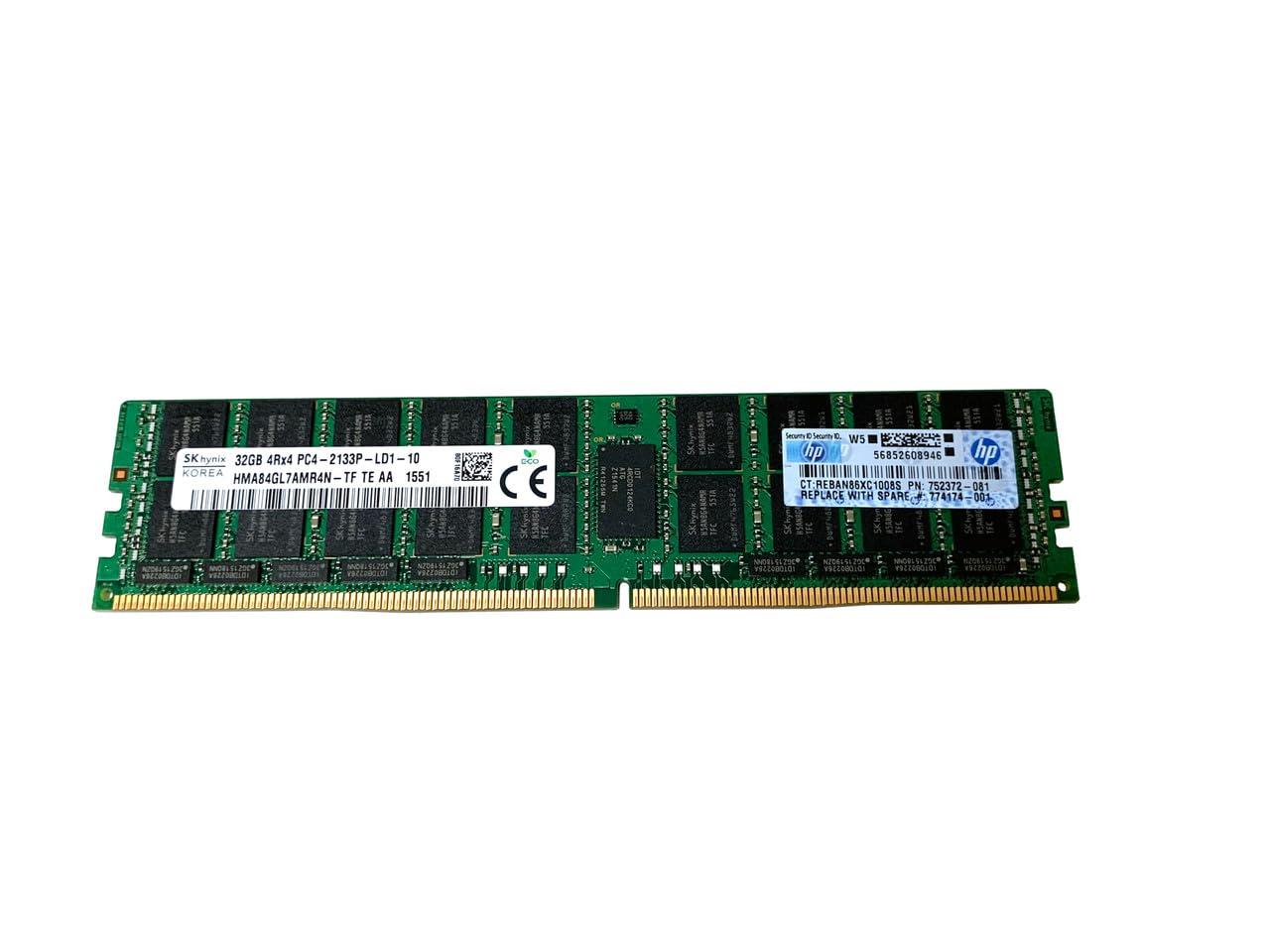 hp-32gb-ddr4-2133mhz-memoria-1-x-32-gb-288-pin-dimm-data-integrity-check-verifica-integrit-dati-32gb-ddr4-lrdimm-memory-module-shipping-new-sealed-spares-warranty-36m