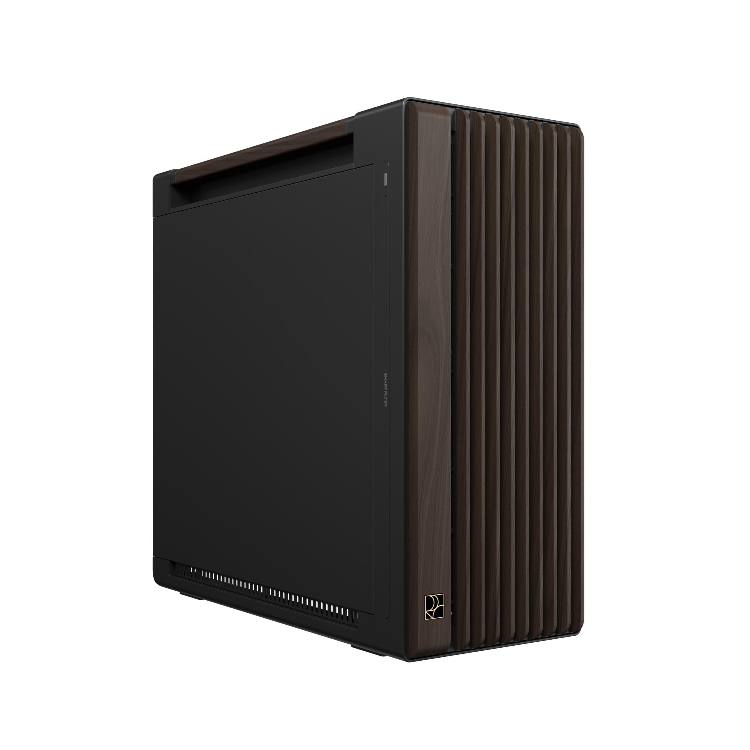 asus-proart-pa602-walnut-wood-metal-pwm-modern-black-case-gaming-e-atx-in-legno-e-metallo-ventole-da-140-mm-e-200-mm-rilevatore-di-polvere-ir-presa-d-aria-laterale-5-porte-usb-nero