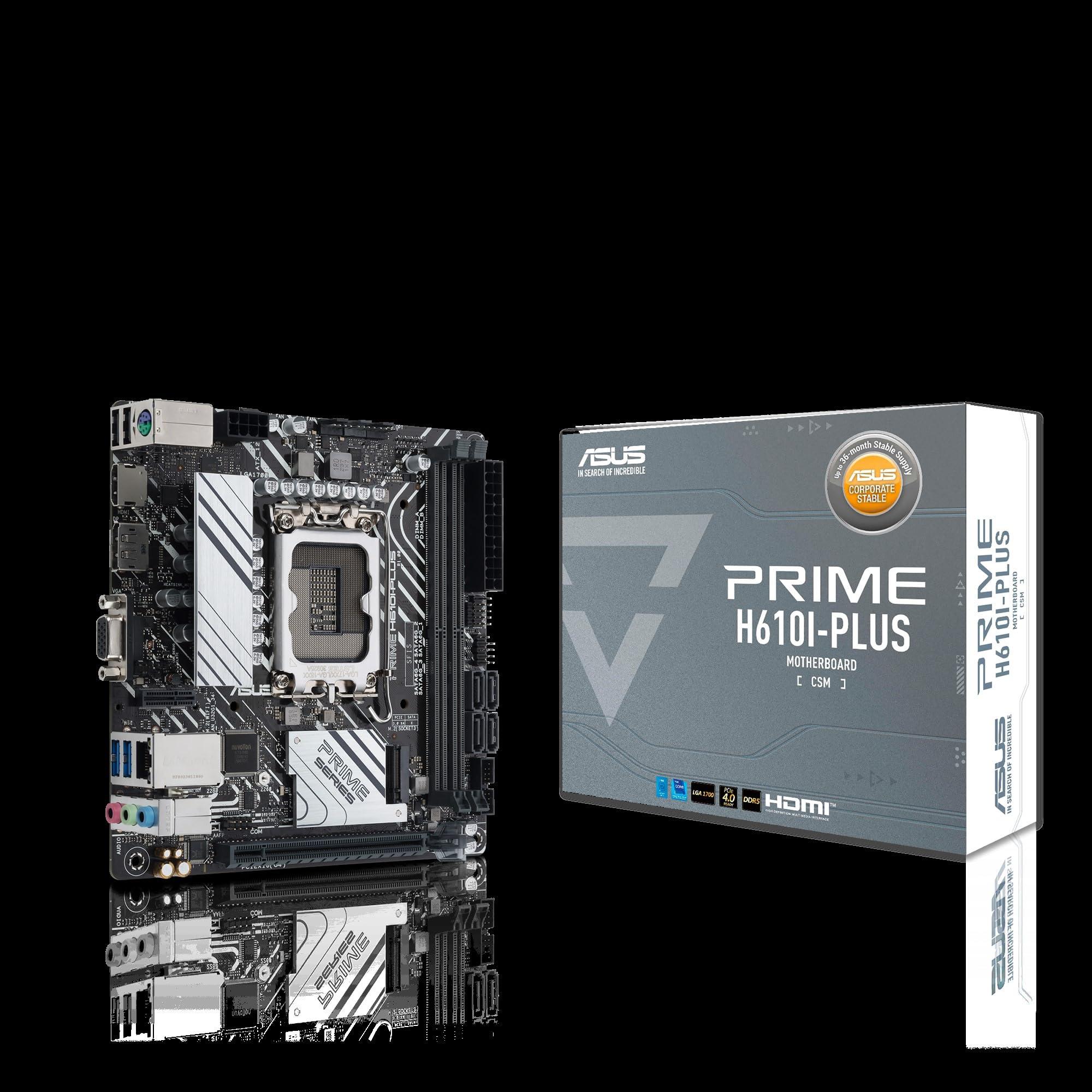 asus-prime-h610i-plus-csm-scheda-madre-intel-h610-lga-1700-mini-itx-ddr5-5600-pcie-4-0-slot-m-2-ethernet-1gb-displayport-hdmi-d-sub-usb-3-2-gen-1-sata-6-gbps-asus-control-center-express