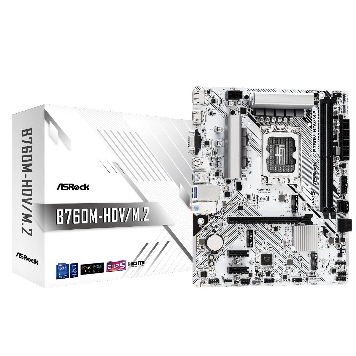 carte-mere-asrock-b760m-hdv-m-2-ddr5-intel-lga-1700-micro-atx