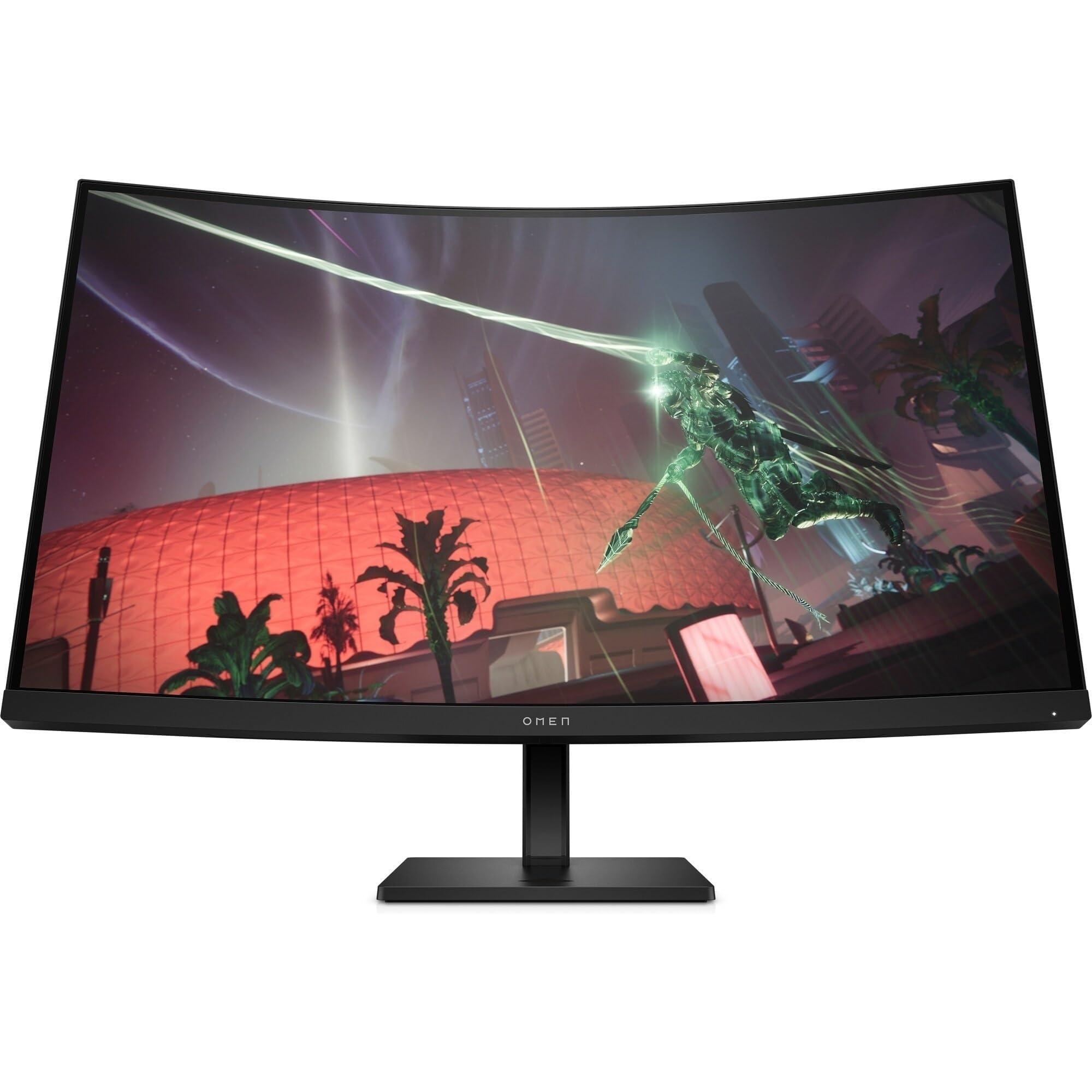hp-omen-32c-monitor-curvo-da-32-pollici-pannello-va-16-9-2k-qhd-165hz-1-ms-displayhdr-400-antiriflesso-400-nits-amd-freesync-vesa-100x100-mm-hdmi-2-0-displayport-usb-c-usb-a-nero
