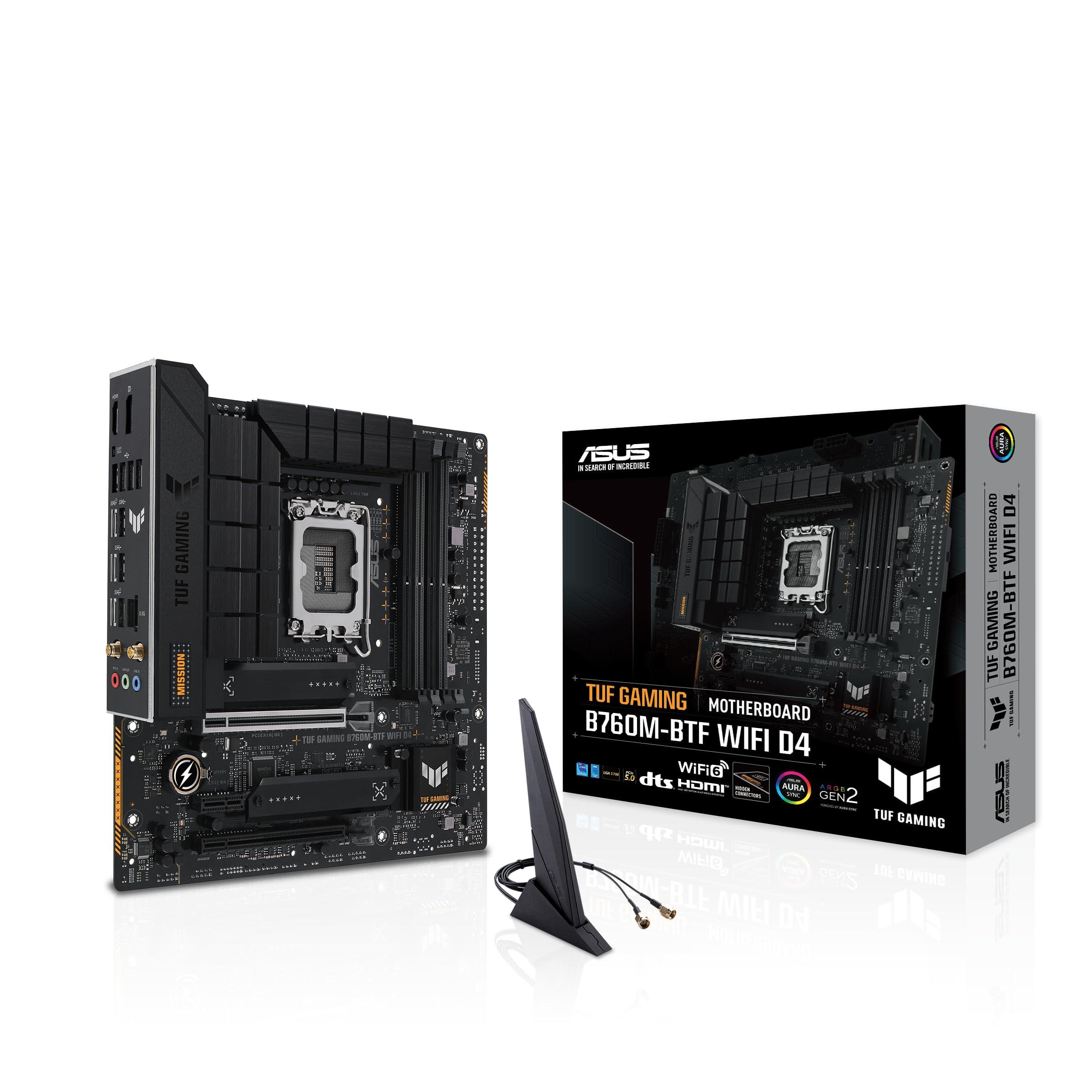 asus-tuf-gaming-b760m-btf-wifi-d4-scheda-madre-intel-micro-atx-ddr4-lga-1700-4-sata-6gb-s-3-slot-m-2-wifi-6-ethernet-realtek-2-5g-thunderbolt-usb4-dp-hdmi-usb-3-2-gen-2-e-type-c-aura-sync