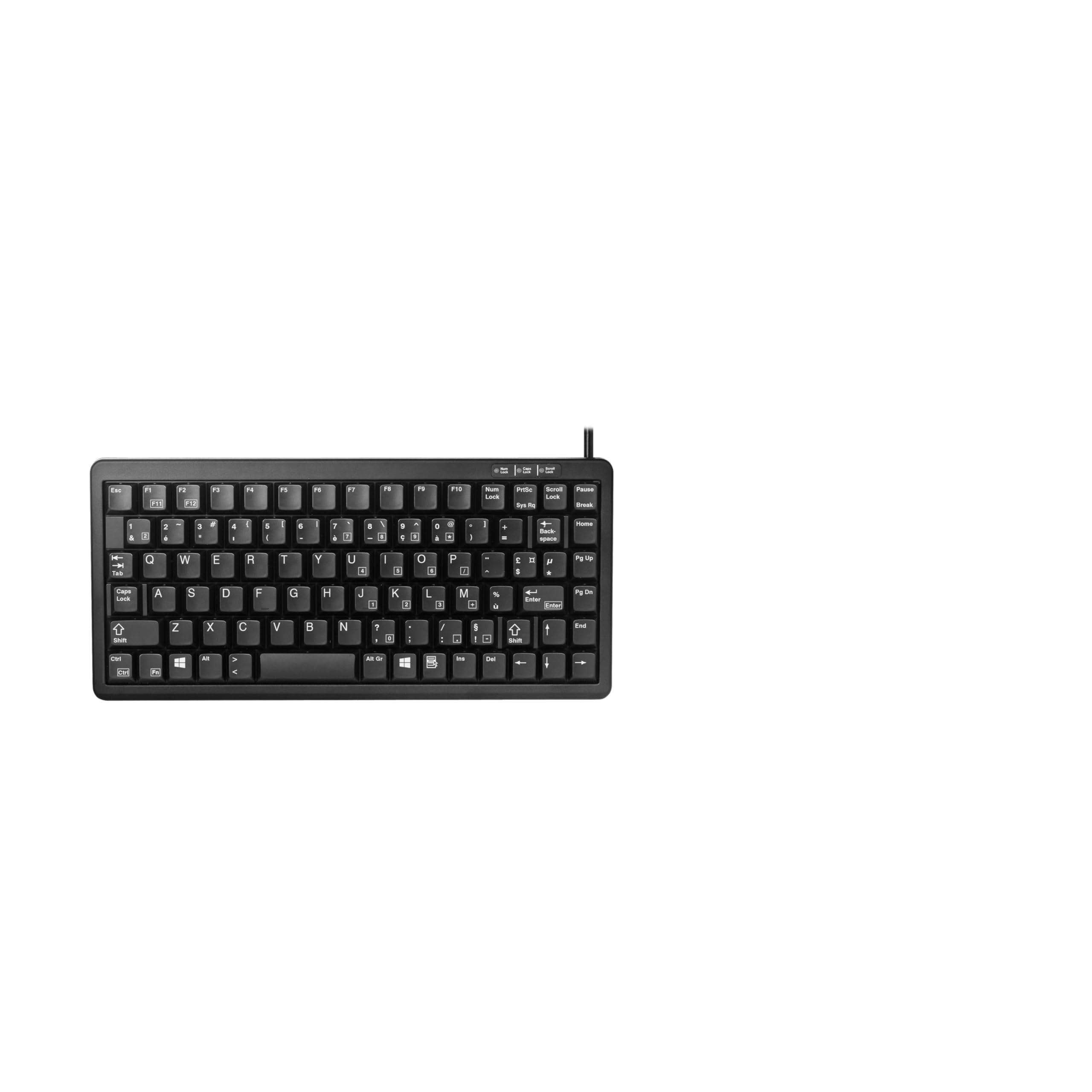 cherry-g84-4100-tastiera-meccanica-compatta-layout-francese-azerty-con-tasti-windows-con-cavo-usb-e-ps-2-interruttori-ml-nero