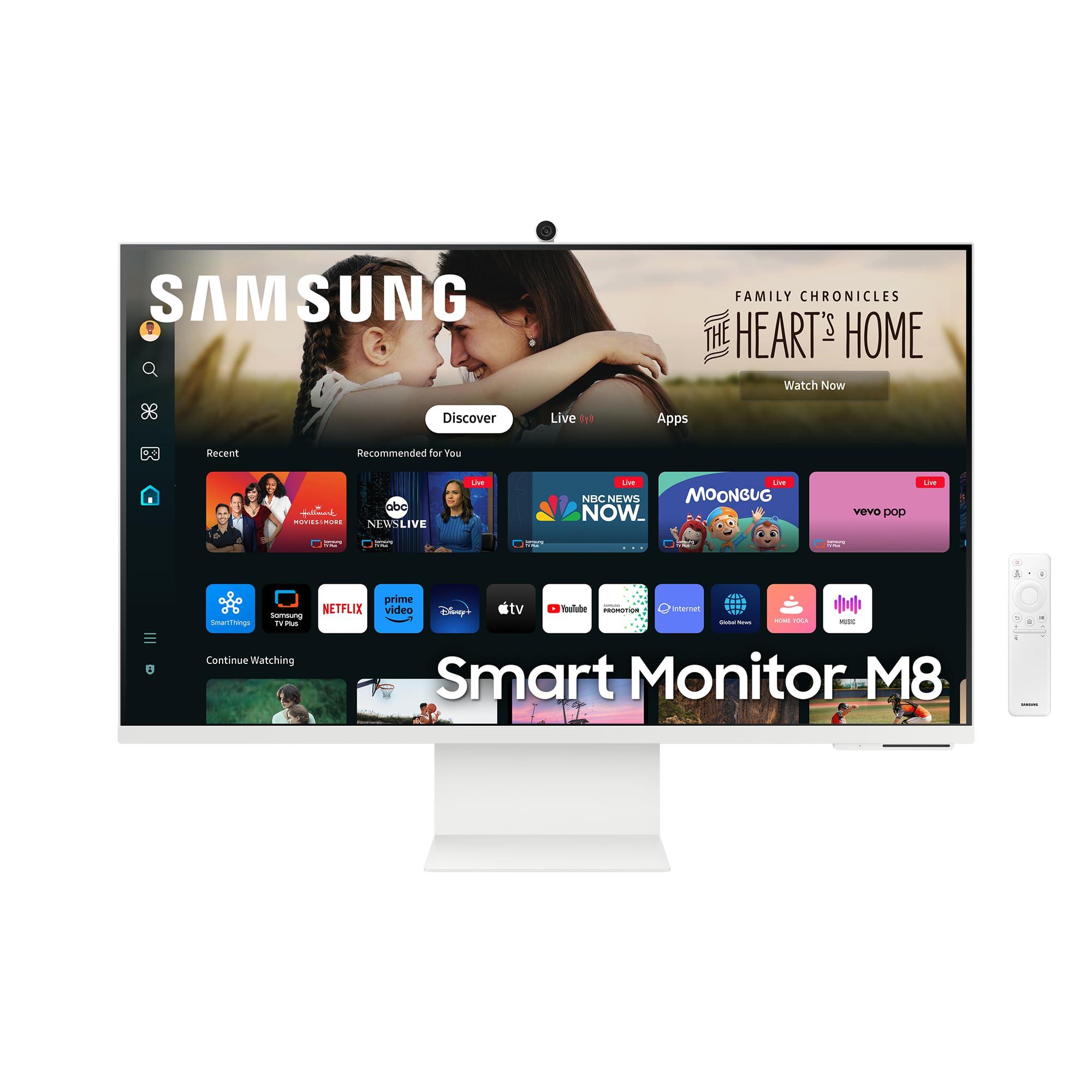 samsung-smart-monitor-m8-s32dm801-flat-32-3840x2160-uhd-4k-smart-hub-con-app-di-streaming-office-365-gaming-hub-speaker-integrati-telecomando-wifi-hdmi-usb-c