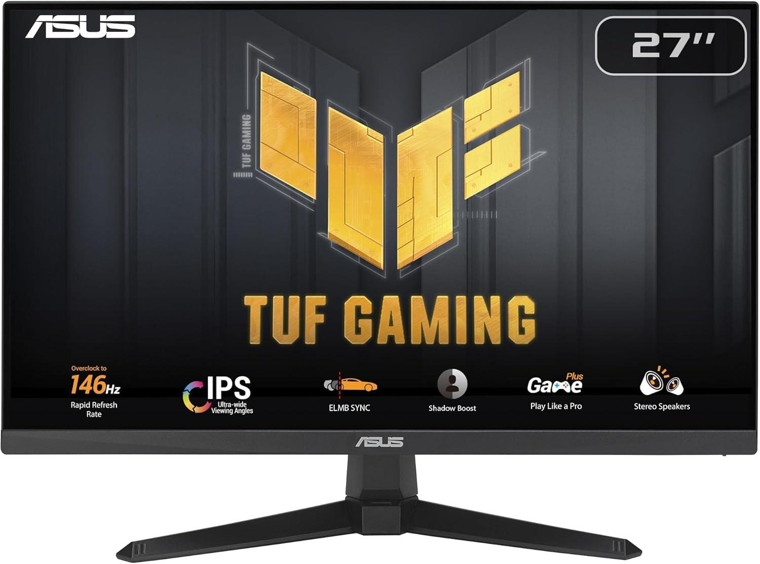 asus-tuf-gaming-vg279qe5a-monitor-gaming-da-27-full-hd-ips-1920-x-1080-1ms-response-time-146-hz-altoparlante-integrato-elmb-sync-hdmi-displayport-e-jack-audio-display-widget-center-nero