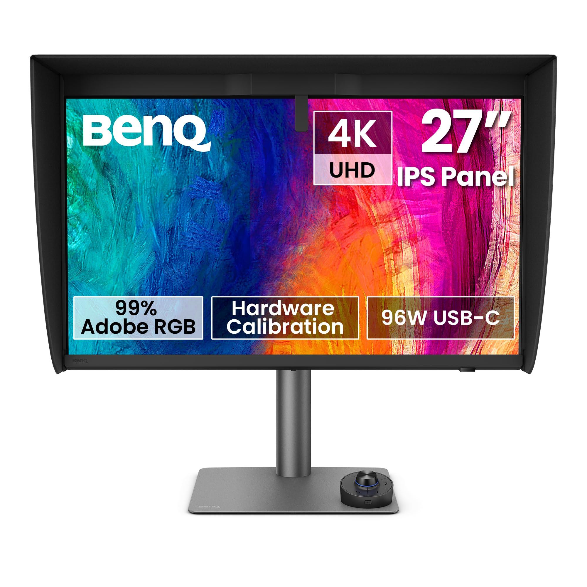 benq-pd2770u-27-4k-monitor-con-gestione-cromatica-calibrazione-hardware-99-rgb-dci-p3-100-rec-709-usb-c96w-collegamento-daisy-chain-kvm-altezza-regolabile-per-studi-grafici-e-di-video-editing