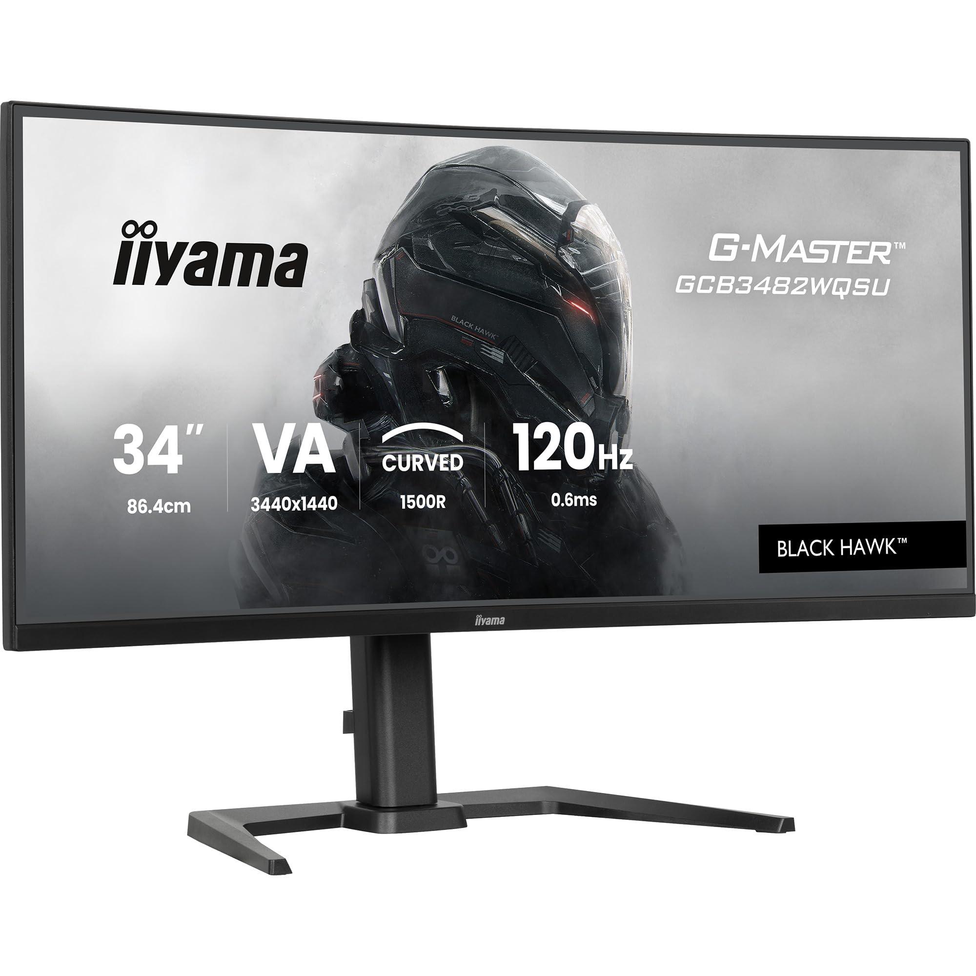 iiyama-g-master-black-hawk-gcb3482wqsu-b1-curvo-1500r-86-4cm-34-va-led-gaming-monitor-uwqhd-hdmi-dp-usb3-2-usb-c-0-6ms-120hz-hdr400-freesync-premium-nero