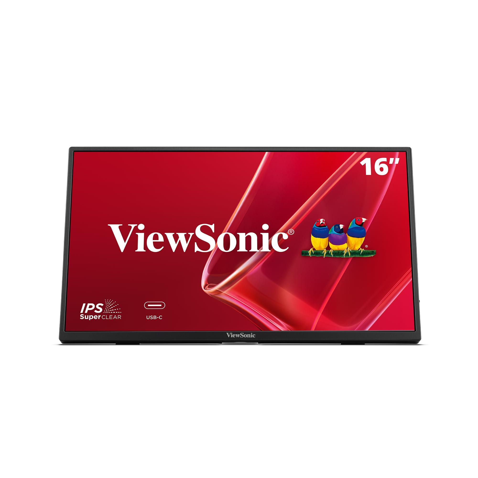 viewsonic-va1650-monitor-portatile-da-16-pollici-ips-fhd-1920-x-1080-con-caricabatterie-usb-c-da-65w-doppi-altoparlanti-usb-c-hdmi-compatibile-con-android-e-ios-supporto-regolabile-con-custodia