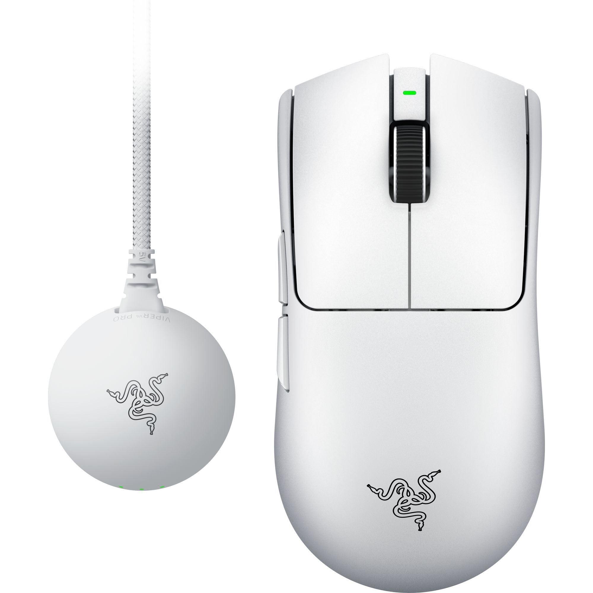 razer-viper-v4-pro-mouse-da-gaming-wireless-simmetrico-per-esport-ultraleggero-50-g-hyperspeed-gen-2-polling-a-8-khz-sensore-focus-pro-50k-rotella-di-scorrimento-ottica-pc-mac-bianco