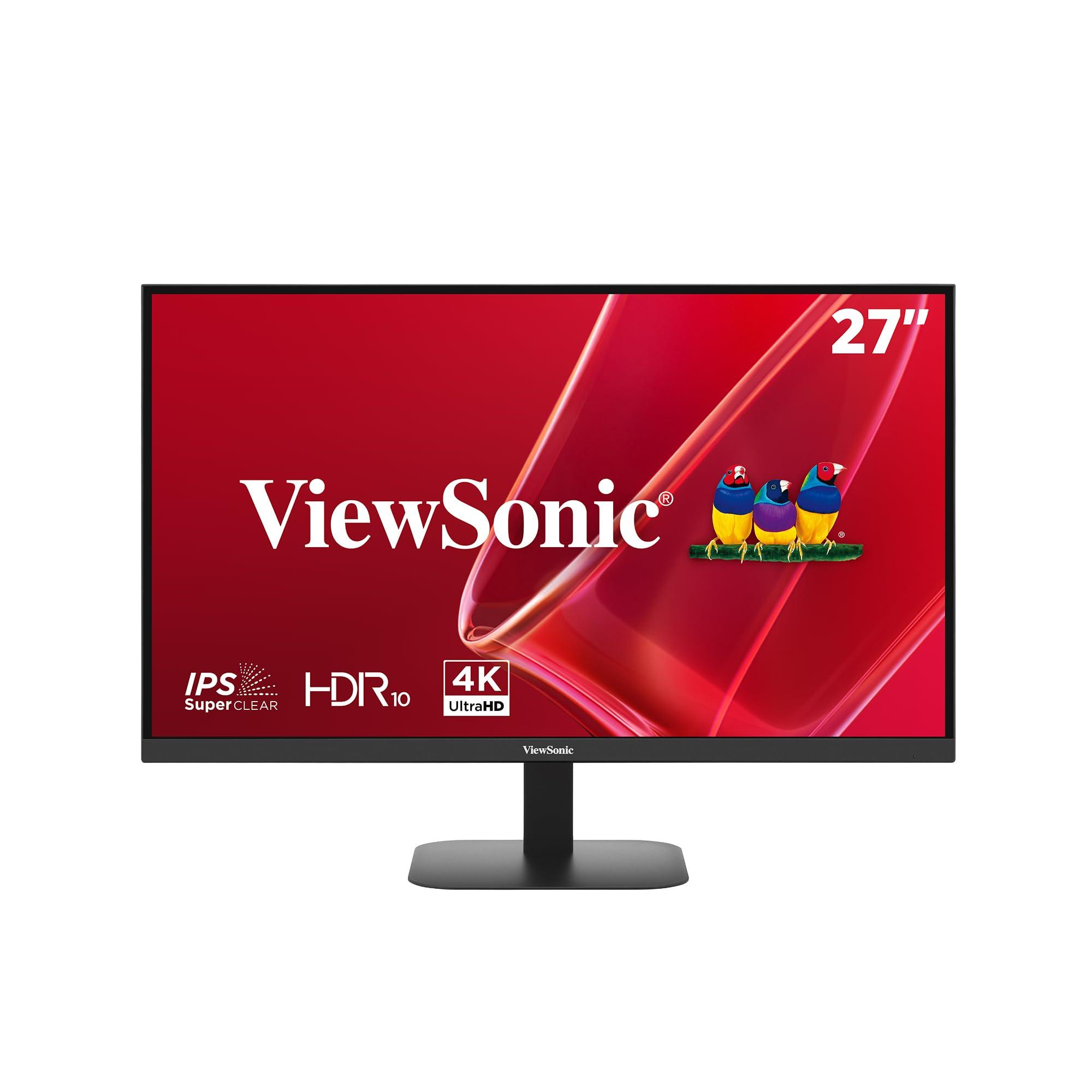 viewsonic-va2708-4k-hd-pc-monitor-27-pollici-4k-uhd-3840-x-2160-ips-104-srgb-60hz-hdr10-senza-cornice-nessuno-sfarfallio-2-x-hdmi-2-0-dp-garanzia-di-2-anni