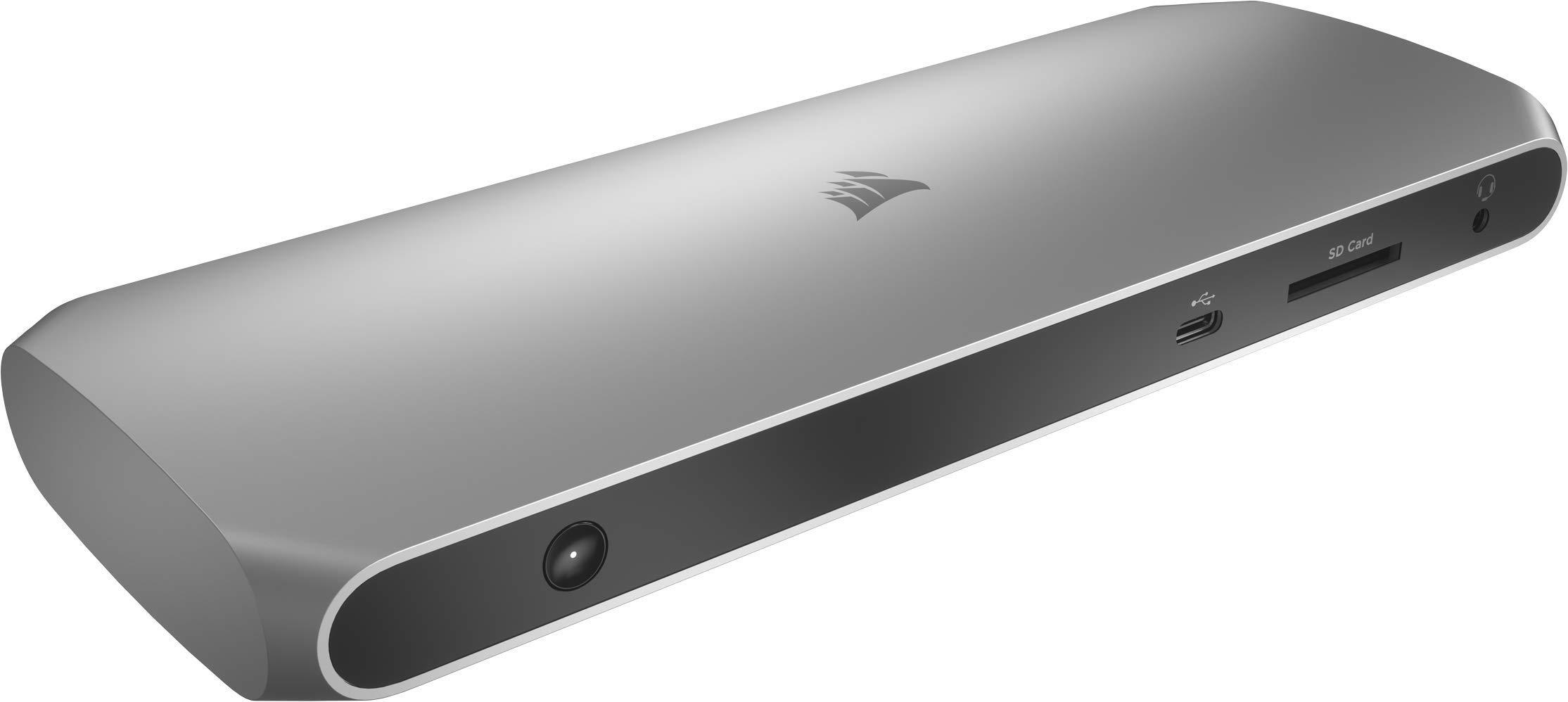 corsair-tbt100-thunderbolt-3-dock-2-porte-usb-c-3-1-2-porte-usb-a-3-1-2-porte-hdmi-jack-audio-in-out-da-3-5-mm-porta-gigabit-ethernet-lettore-di-schede-sd-compatibilita-con-mac-e-windows
