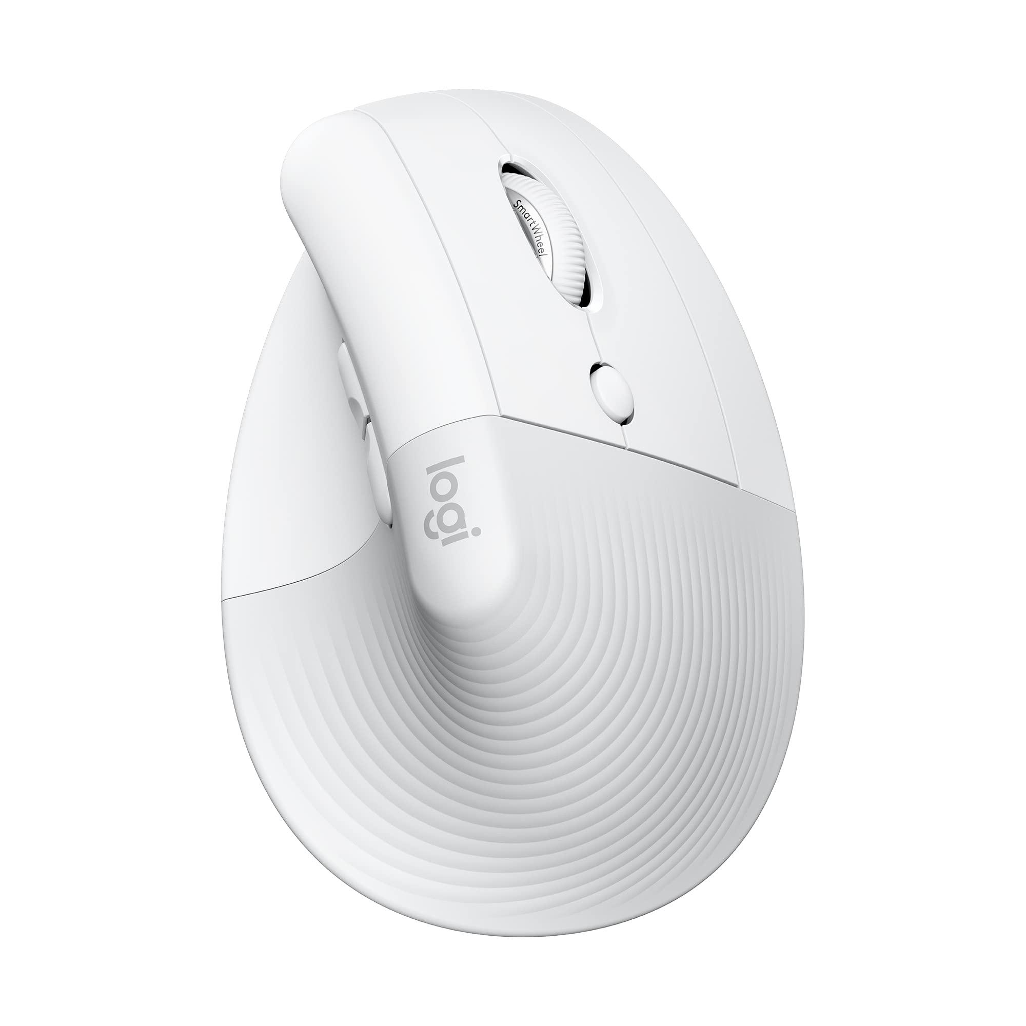 logitech-lift-mouse-ergonomico-verticale-senza-fili-ricevitore-bluetooth-o-logi-bolt-usb-clic-silenziosi-4-tasti-compatibile-con-windows-macos-ipados-laptop-pc-bianco