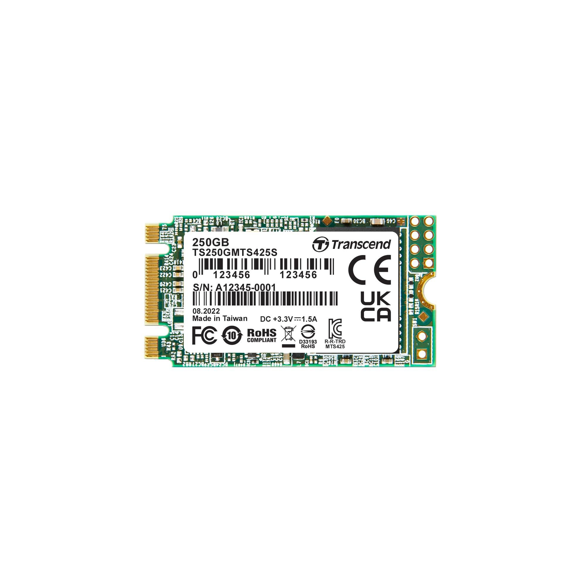 transcend-ssd-interno-da-250-gb-ssd-425s-sata-iii-42-mm-memoria-3d-nand-per-upgrade-laptop-desktop-ts250gmts425s