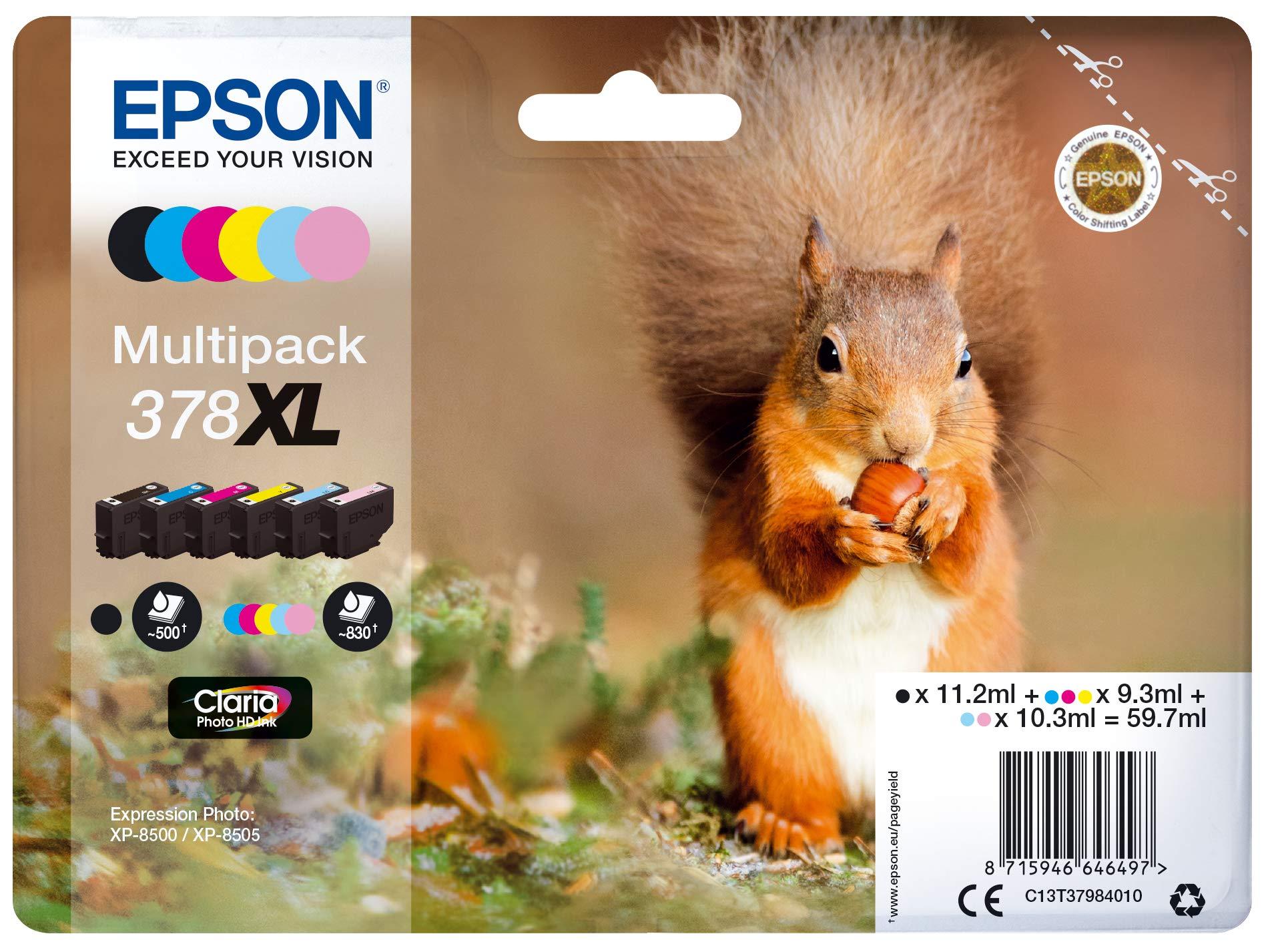 epson-378xl-serie-scoiattolo-cartuccia-originale-getto-d-inchiostro-claria-photo-multipack-6-colori-formato-xl