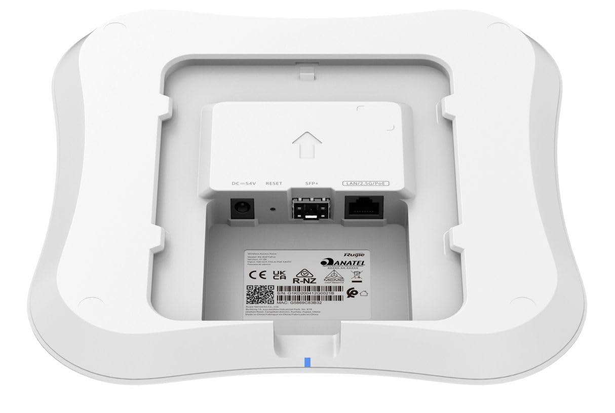 ruijie-networks-rg-rap73pro-punto-accesso-wlan-13657-mbit-s-bianco-supporto-power-over-ethernet-poe-reyee-wi-fi-7-tri-band-ceiling-access-point-1x-10gb-1x-multigig-2-5g