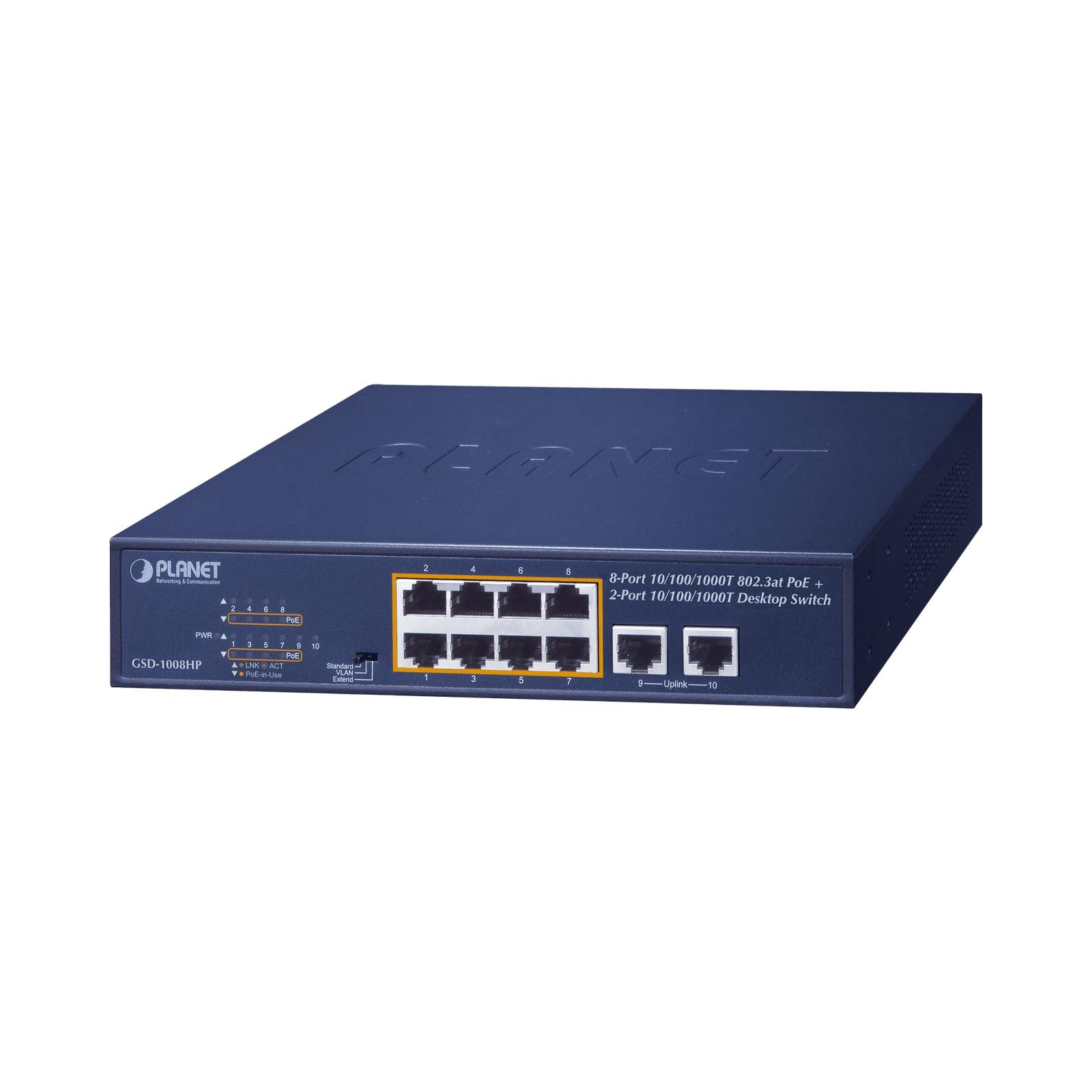planet-gsd-1008hp-switch-di-rete-no-gestito-gigabit-ethernet-10-100-1000-nero-1u-supporto-power-over-ethernet-poe