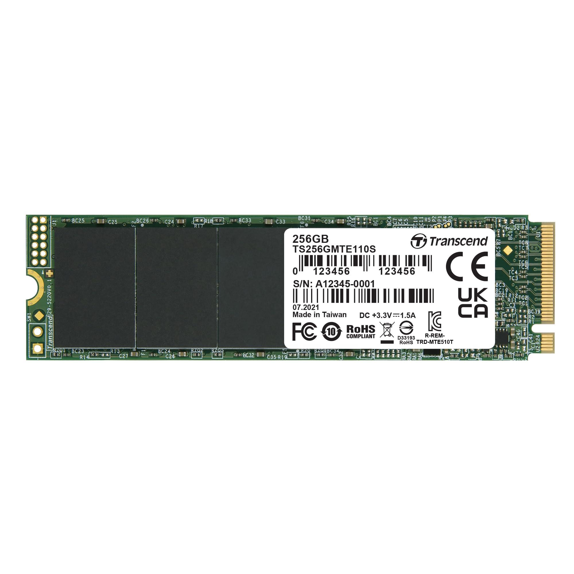 transcend-mte110s-256gb-ssd-m-2-nvme-pcie-gen3-x4-unita-a-stato-solido-interna-alta-velocita-3d-nand-ideale-per-pc-desktop-e-notebook-ts256gmte110s