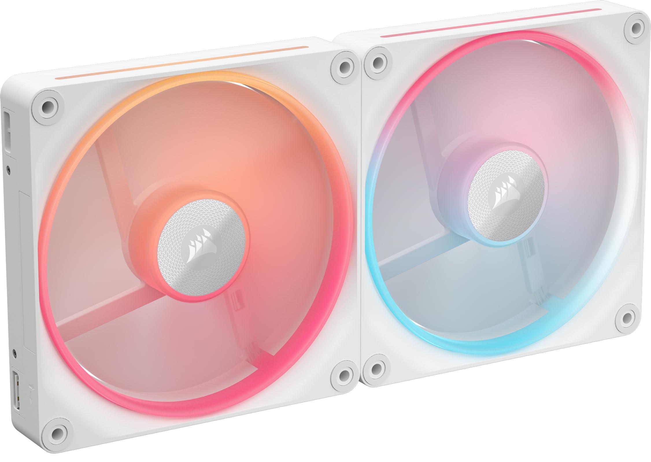 corsair-icue-link-lx140-r-rgb-140mm-ventole-pwm-invertite-kit-doppia-ventola-basso-rumore-corsair-cuscinetto-magnetico-a-cupola-doppio-anello-luminoso-viti-quikturn-modalita-zero-rpm-bianco