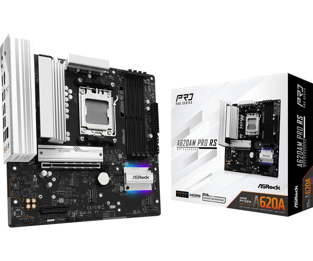 asrock-a620am-pro-rs-motherboard-micro-atx-socket-am5-amd-a620a-chipsatz-usb-3-2-gen-1-usb-c-3-2-gen-1-2-5-gigabit-lan-onboard-grafik-cpu-erforderlich