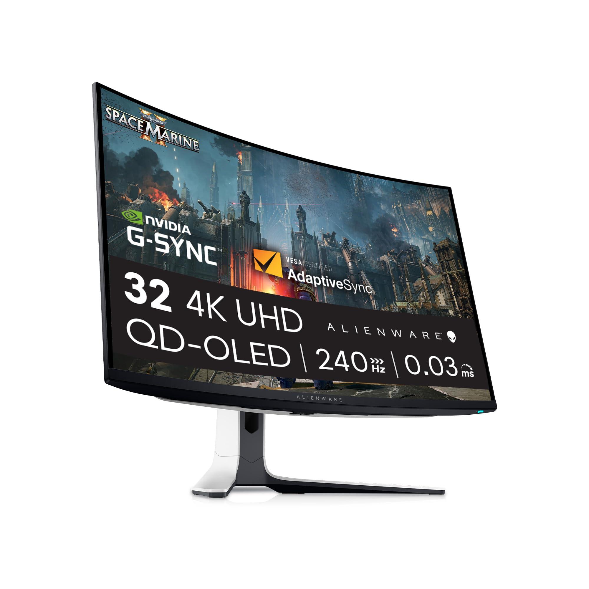 alienware-aw3225qf-32-4k-uhd-3840x2160-1700r-monitor-gaming-curvo-240hz-qd-oled-0-03ms-nvidia-g-sync-compatible-hdr-dolby-vision-usb-c-displayport-2x-hdmi-4x-usb-3-anni-di-garanzia