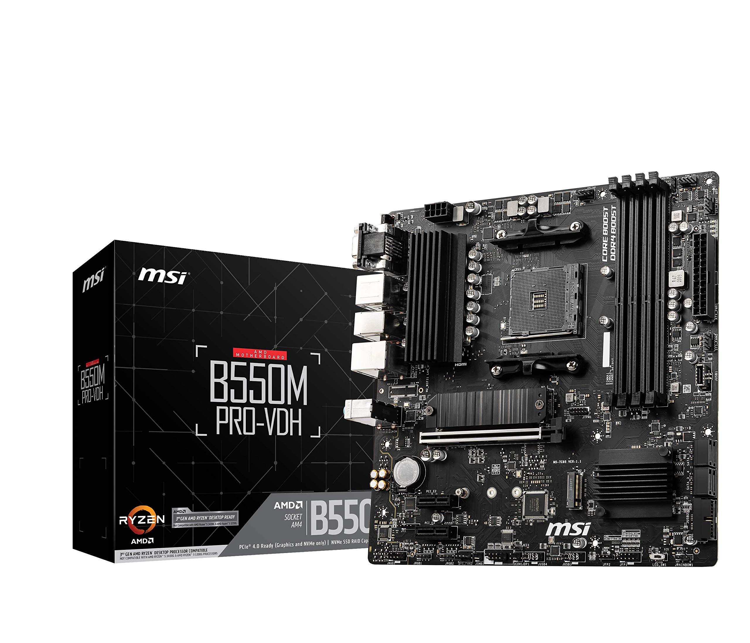 msi-b550m-pro-vdh-scheda-madre-m-atx-supporta-amd-ryzen-3rd-gen-am4-ddr4-boost-4400mhz-oc-1-x-pcie-4-0-3-0-x16-1-x-m-2-gen4-x4-1-x-m-2-gen3-x4-gigabit-lan
