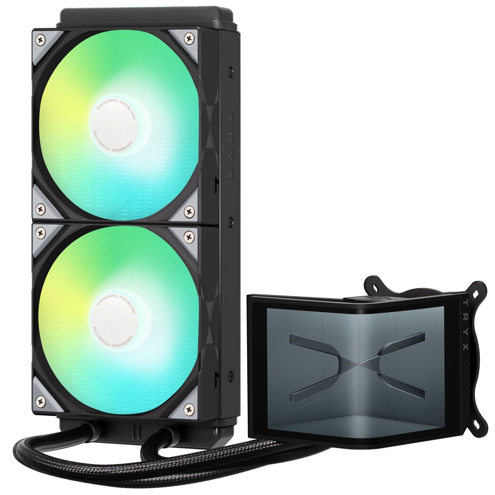 tryx-panorama-se-argb-240-nero-aio-da-240-mm-con-display-amoled-da-6-5-per-effetti-3d-anamorfici-con-ventole-rgb-per-lga-1851-1700-1200-115x-e-am5-am4