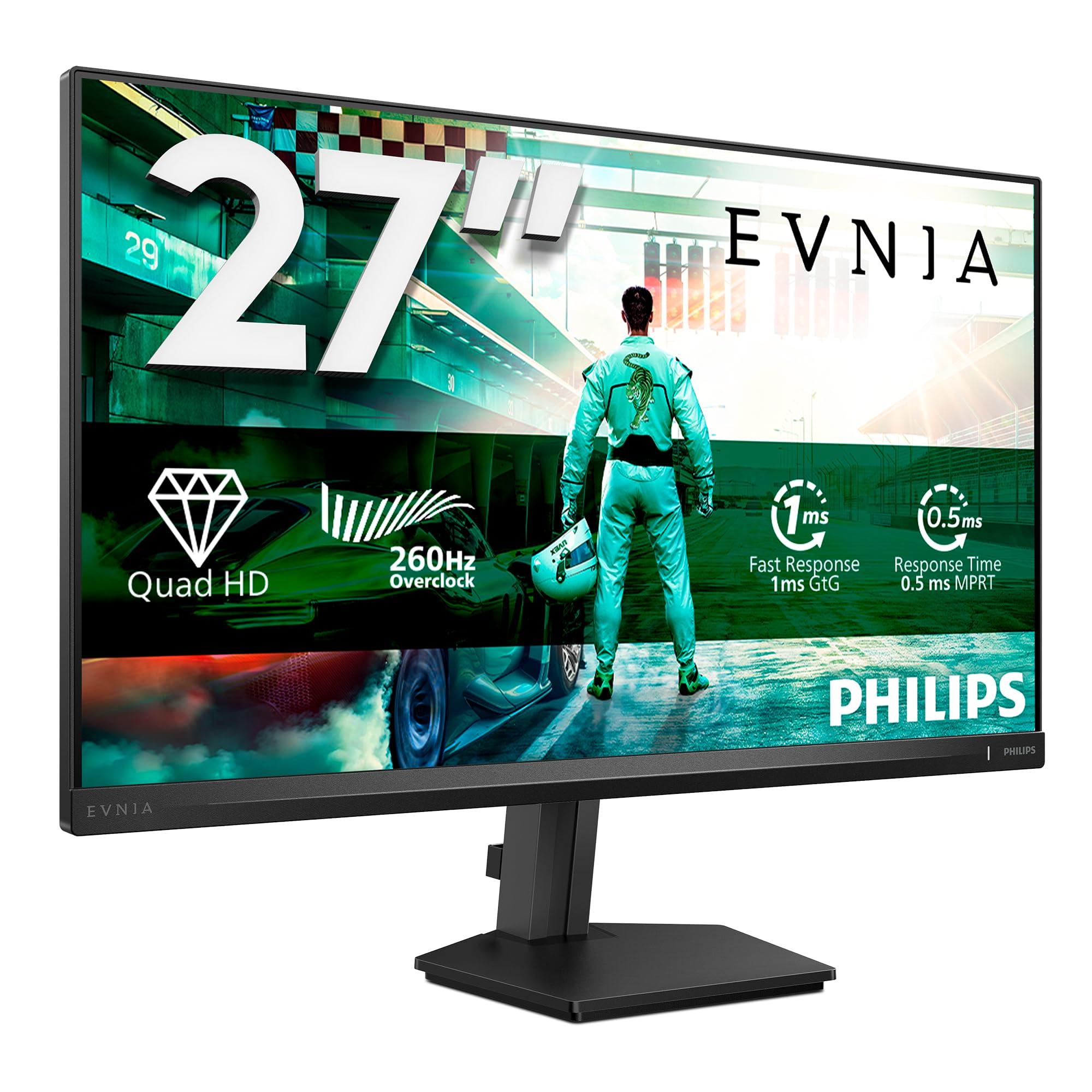 philips-gaming-monitor-27m2n3500pf-27-pollici-2560x1440-wqhd-260hz-fast-ips-panel-0-5ms-mprt-hdmi1x-2-0-dp-1x-1-4-adaptive-sync-hdr10-g-sync-compatible-grigio-scuro