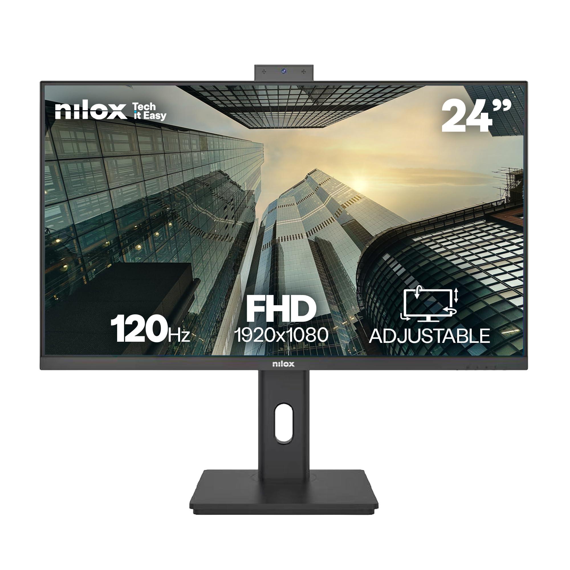 nilox-nxm24rweb02b-monitor-business-24-ips-full-hd-120-hz-nero-webcam-fhd-integrata-regolabile-connessioni-hdmi-dp-vga