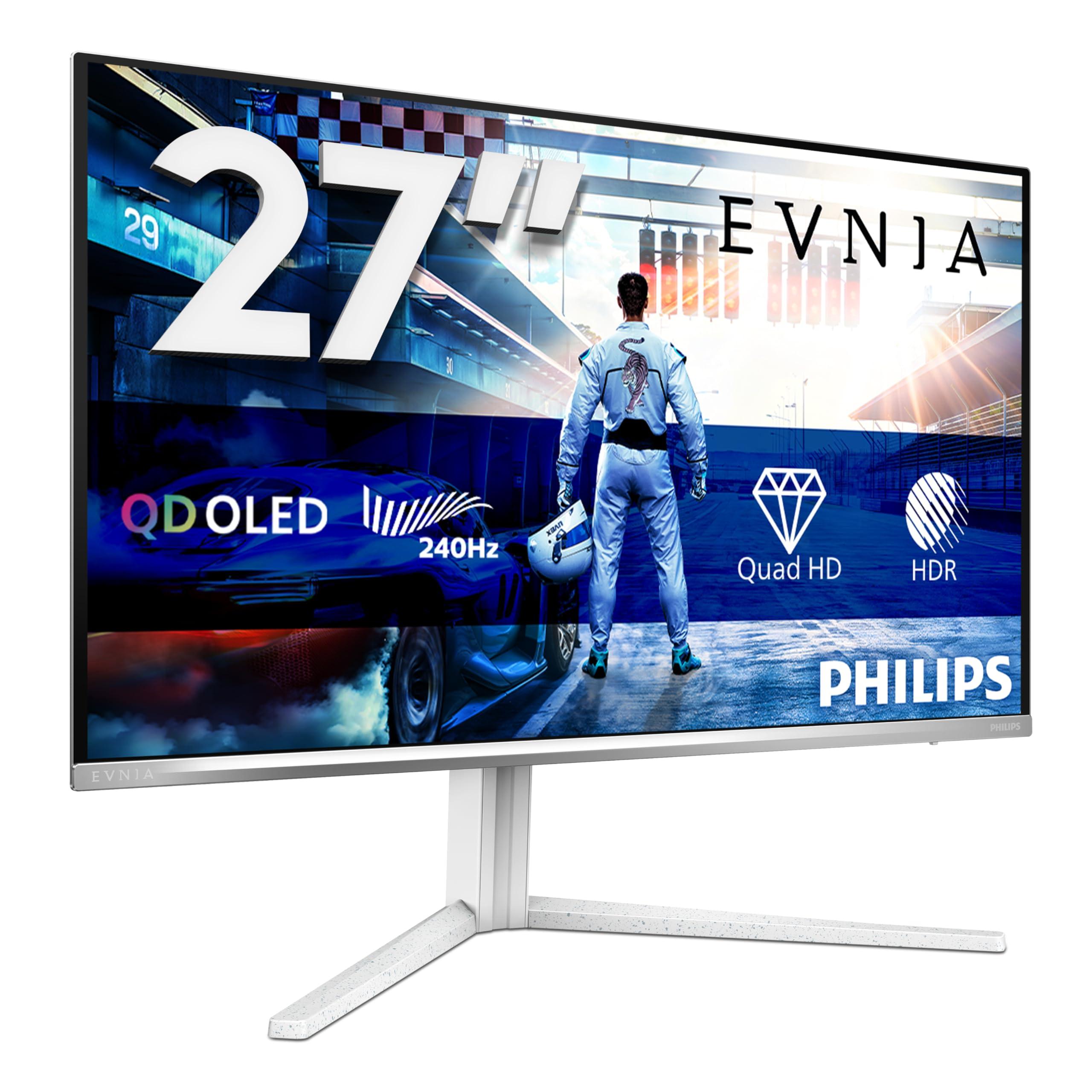 philips-monitor-27m2n6501l-26-5-pollici-2560x1440-wqhd-240hz-qd-oled-panel-0-03ms-gtg-usb-hub-height-adjustment-hdmi2x-2-1-dp-1x-1-4-adaptive-sync-hdr10-g-sync-compatible-bianco