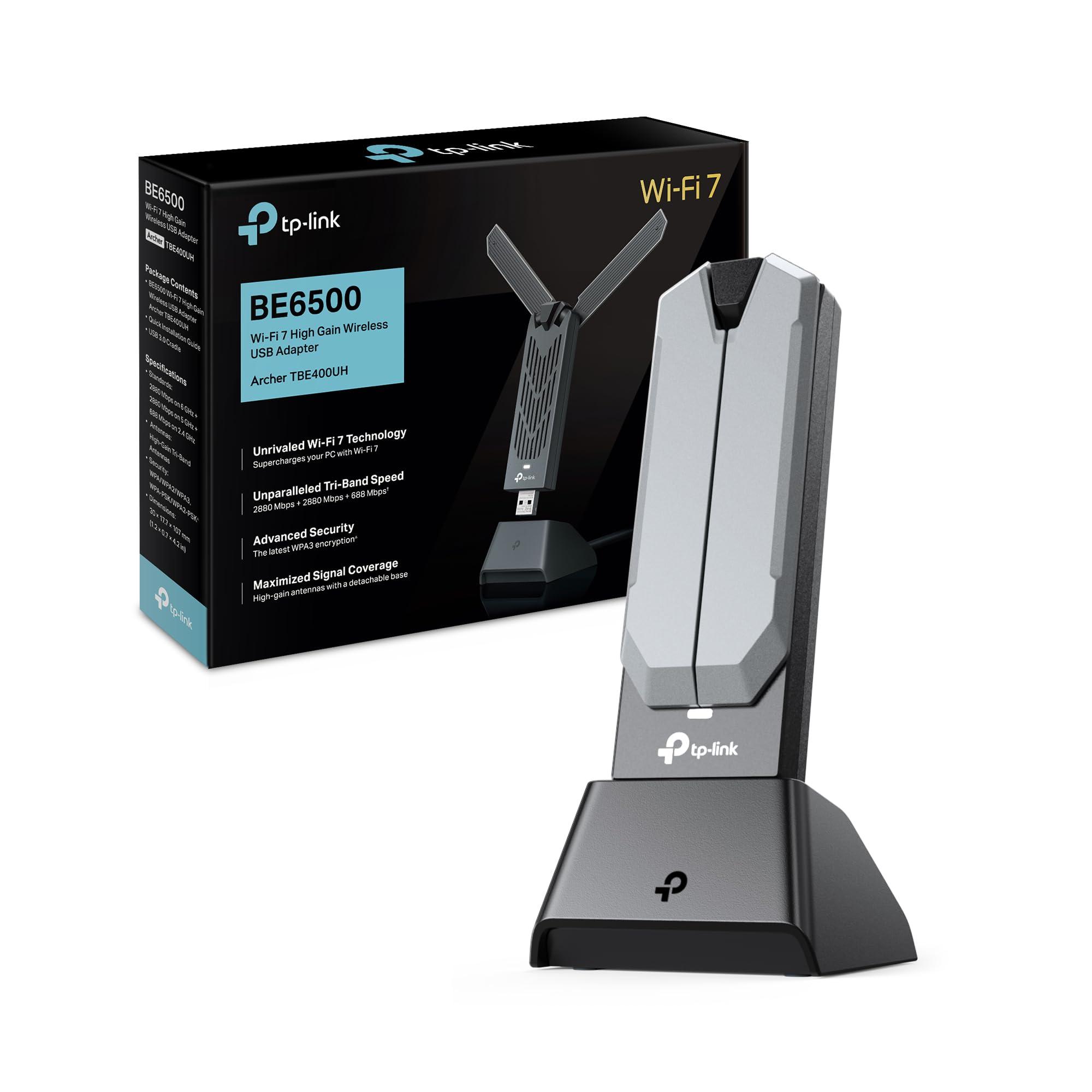tp-link-archer-tbe400uh-wifi-7-tri-band-be6500mbps-chiavetta-wifi-per-pc-fisso-wifi-usb-antenne-ad-alto-guadagno-mlo-mu-mimo-ofdma-usb-3-0-beamforming-compatibile-con-windows-11-10-wpa3