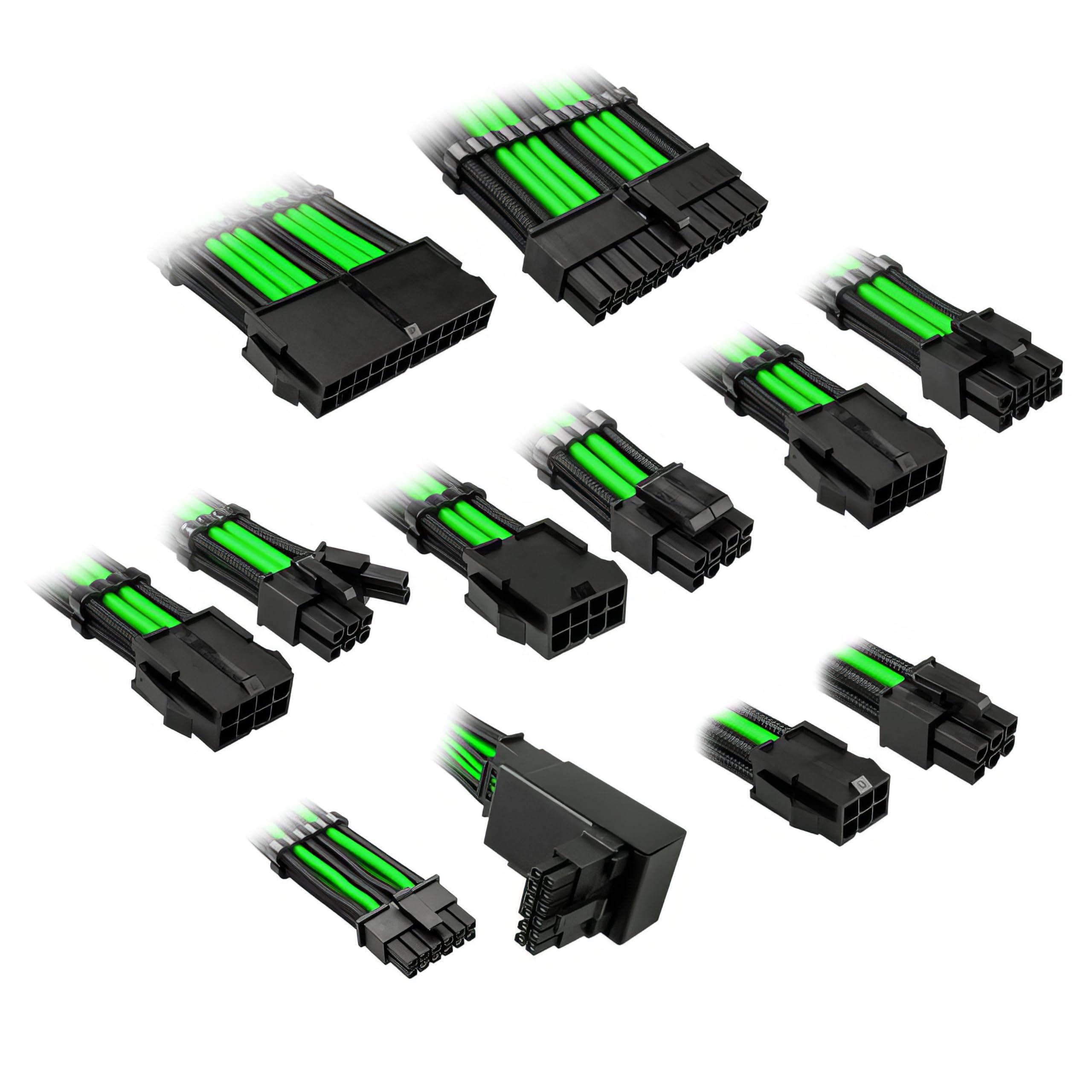 kolink-core-pro-braided-cable-extension-kit-12v-2x6-typ-2-venom-green