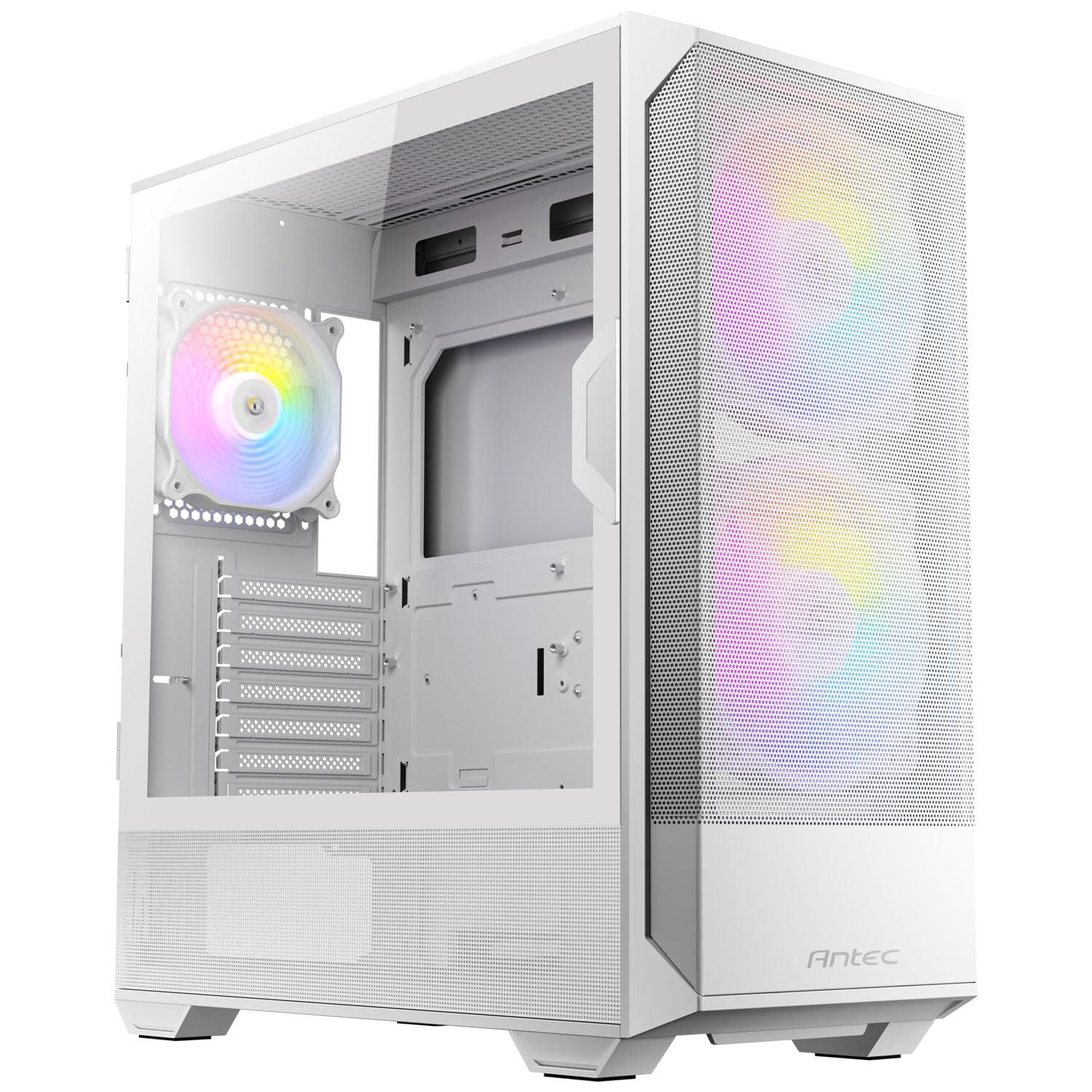 antec-nx416l-bianco-pannello-frontale-in-rete-ad-alto-flusso-d-aria-2-ventole-argb-da-160-mm-e-1-da-120-mm-incluse-pannello-laterale-con-cerniera-in-vetro-temperato-fino-a-11-ventole-supporto