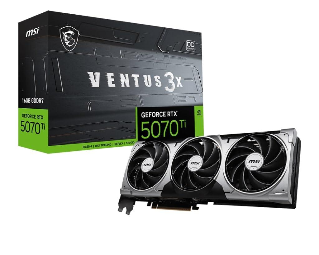 msi-geforce-rtx邃-5070-ti-16g-ventus-3x-oc-scheda-video-16gb-gddr7-pcie-5-0-8960-cuda-core-boost-clock-2482-mhz-hdmi-2-1b-displayport-2-1b-backplate-in-metallo-torx-fan-5-0-zero-frozr